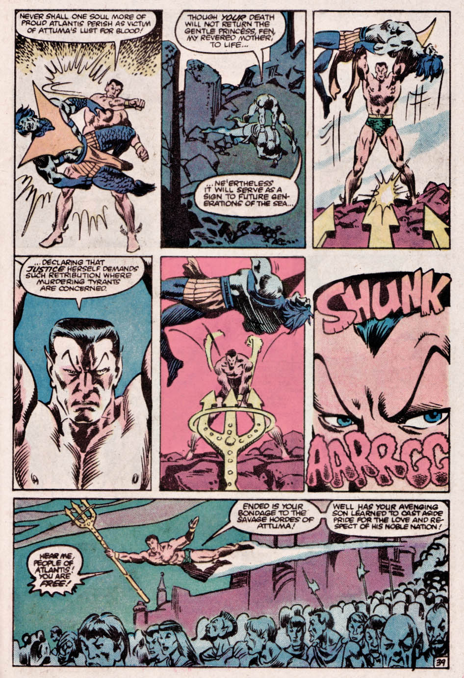 What If? (1977) issue 41 - The Sub-mariner had saved Atlantis from its destiny - Page 39