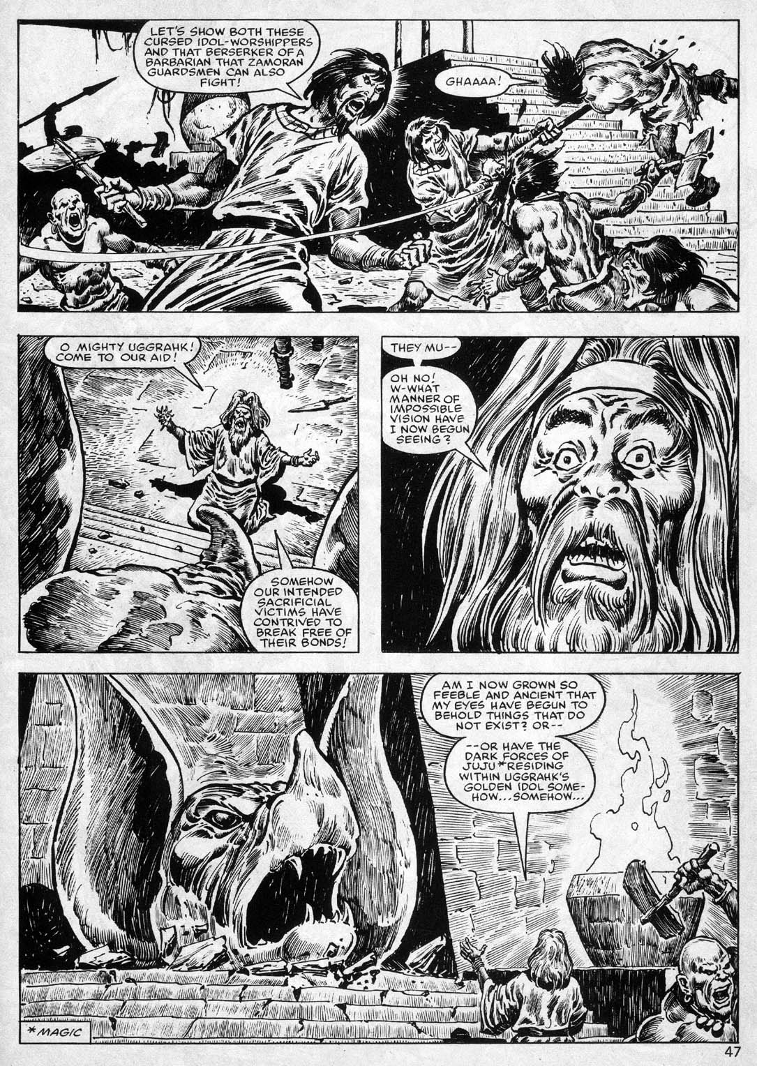 Read online The Savage Sword Of Conan comic -  Issue #100 - 43