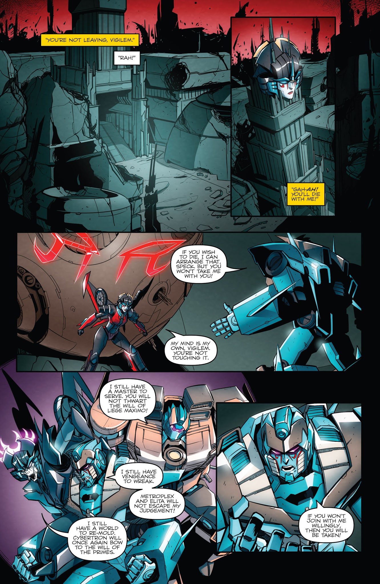 Read online Transformers: Till All Are One comic -  Issue #12 - 5