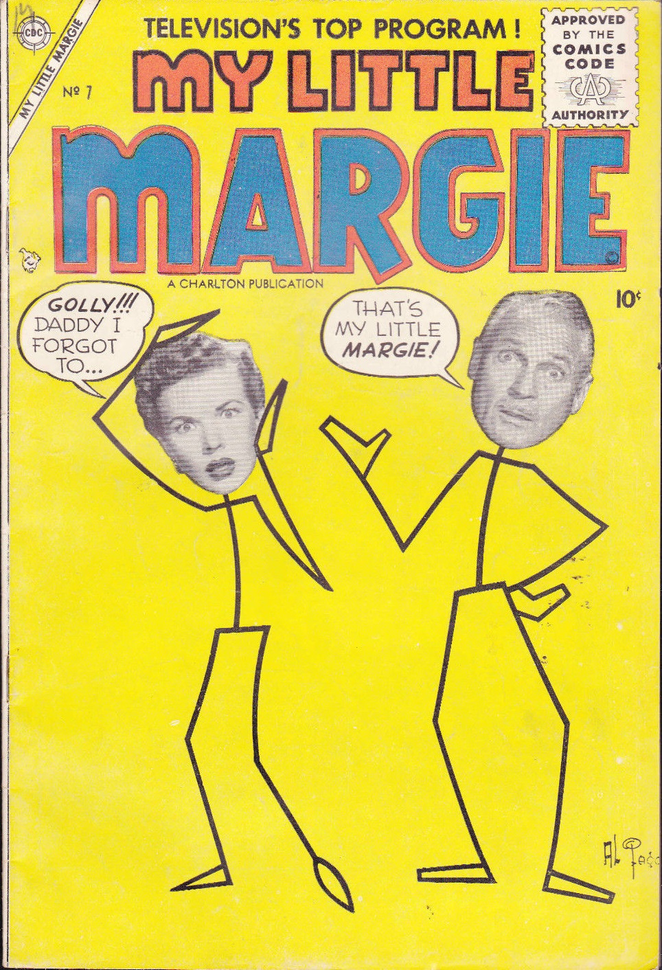 Read online My Little Margie (1954) comic -  Issue #7 - 1