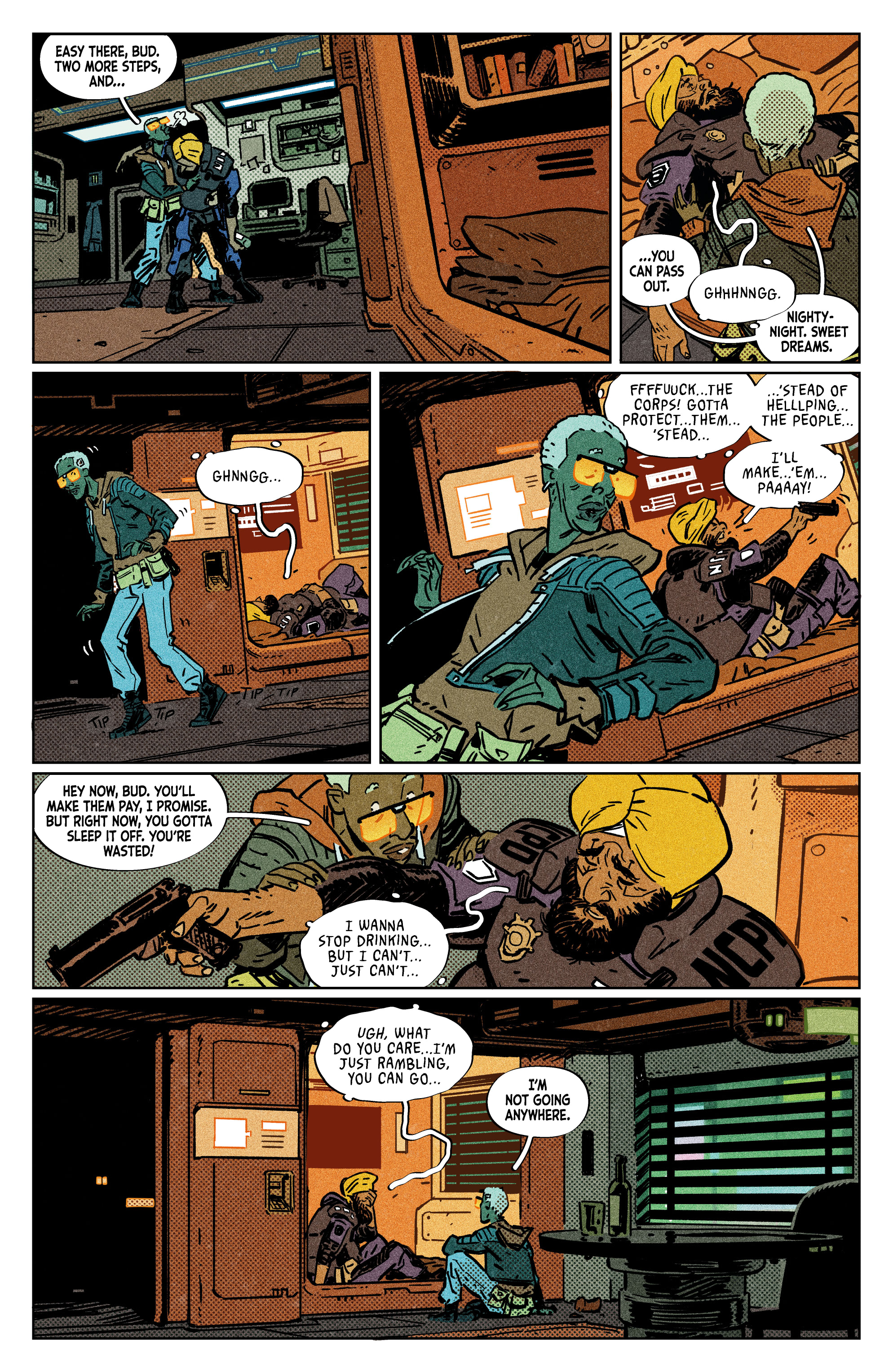 Read online Cyberpunk 2077: Blackout comic -  Issue #1 - 14
