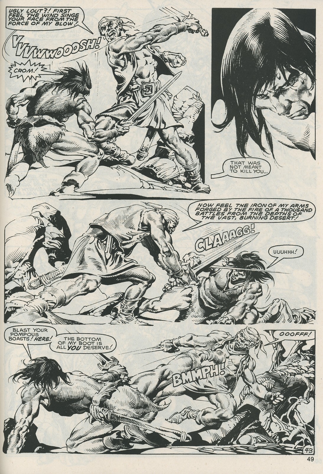 Read online The Savage Sword Of Conan comic -  Issue #121 - 49
