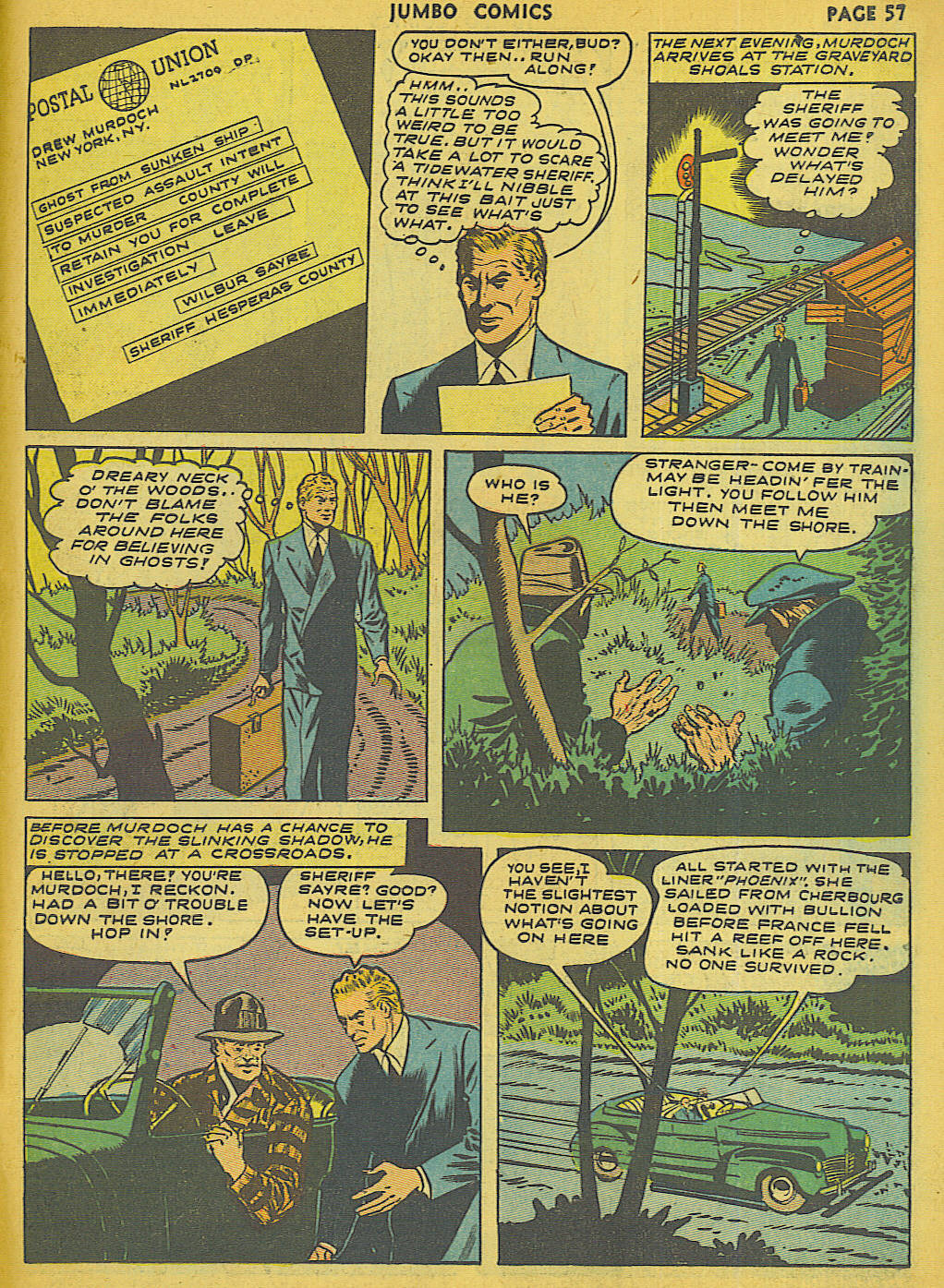 Read online Jumbo Comics comic -  Issue #49 - 59