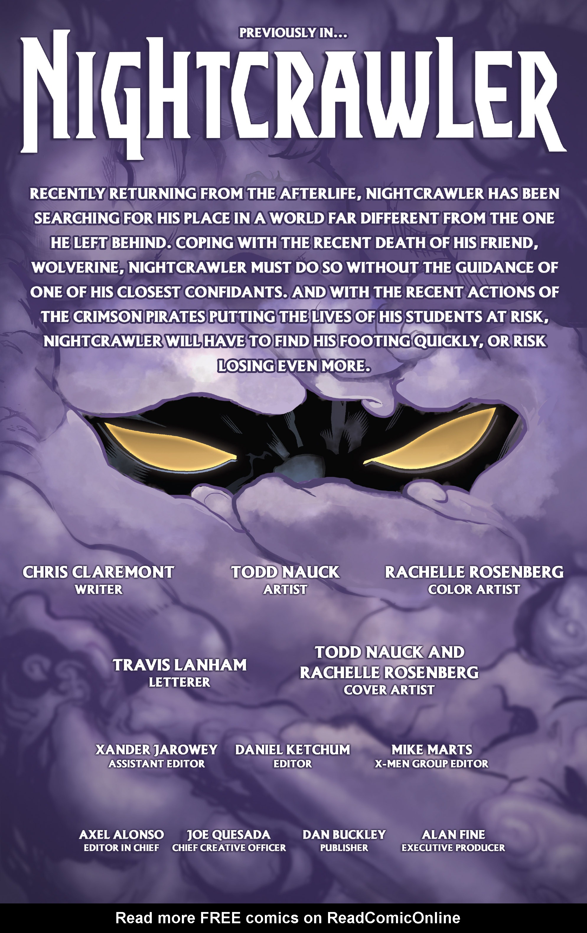 Read online Nightcrawler (2014) comic -  Issue #8 - 2