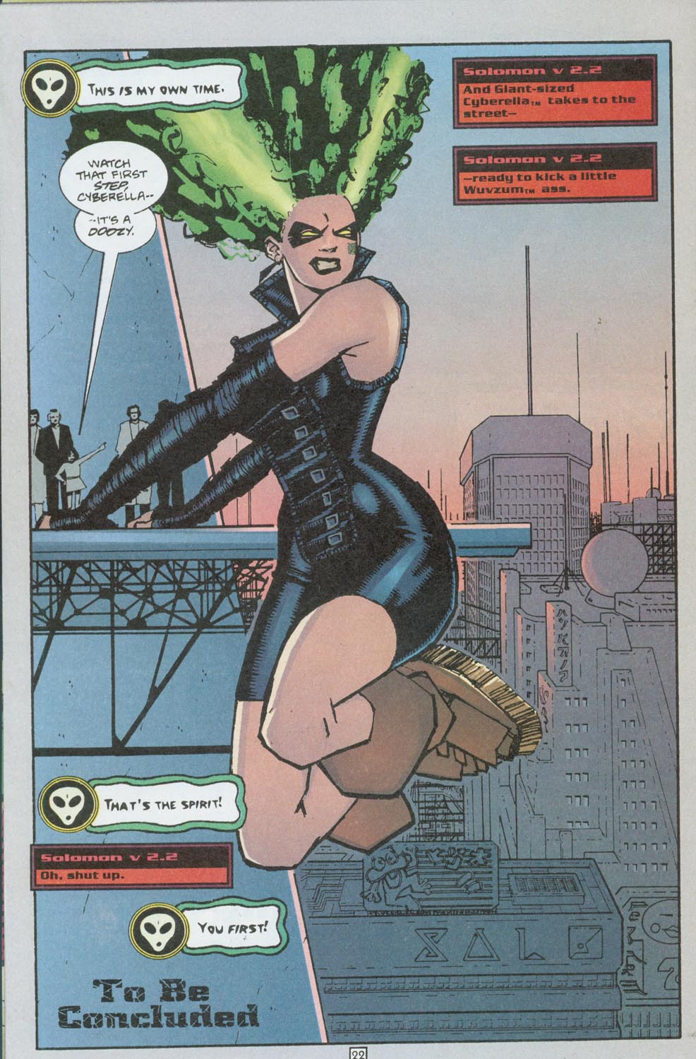 Read online Cyberella comic -  Issue #11 - 22