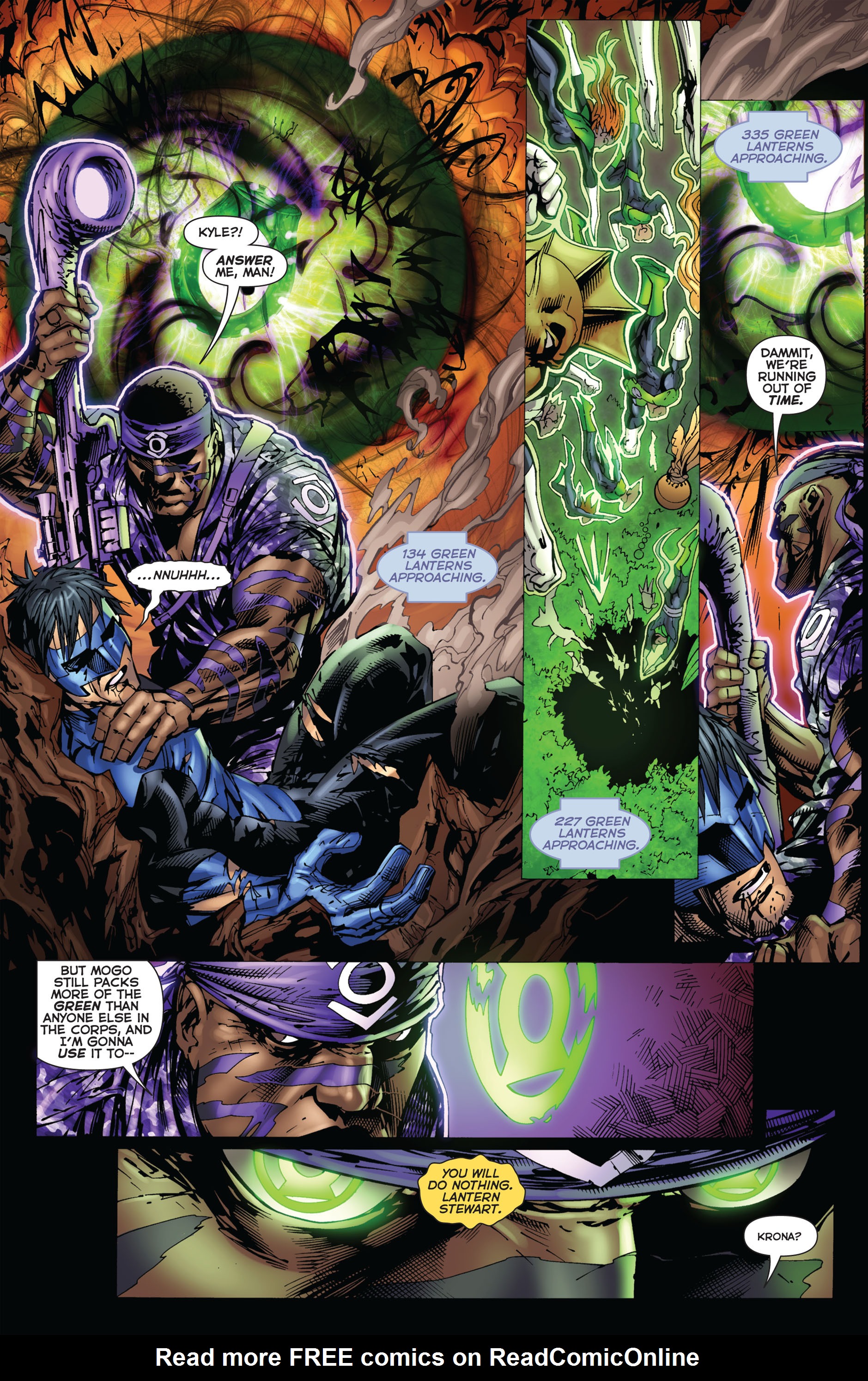 Read online Green Lantern: War of the Green Lanterns (2011) comic -  Issue # TPB - 184