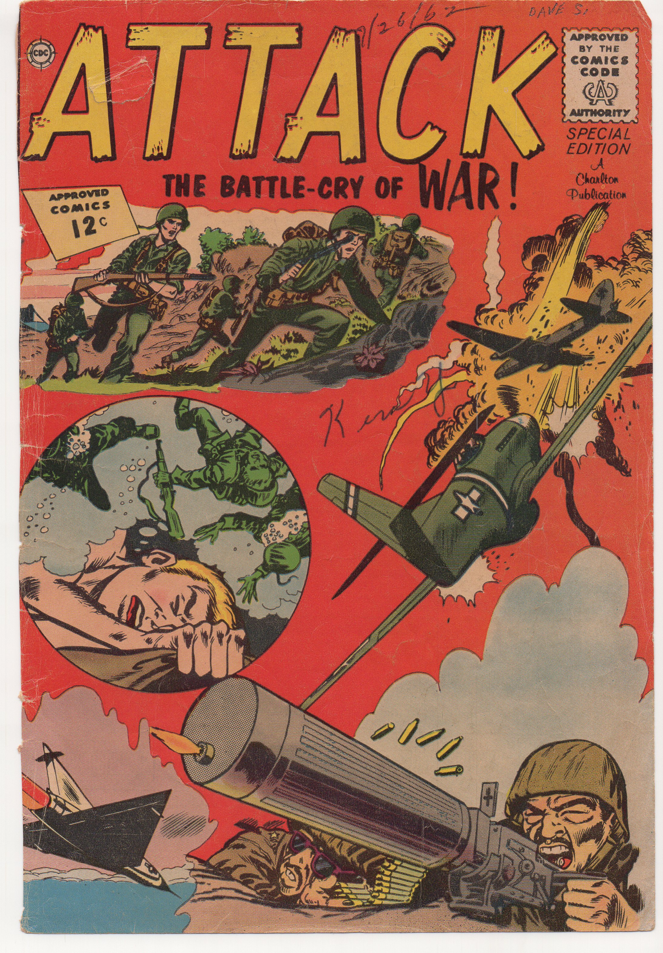 Read online Attack (1962) comic -  Issue #1 - 1