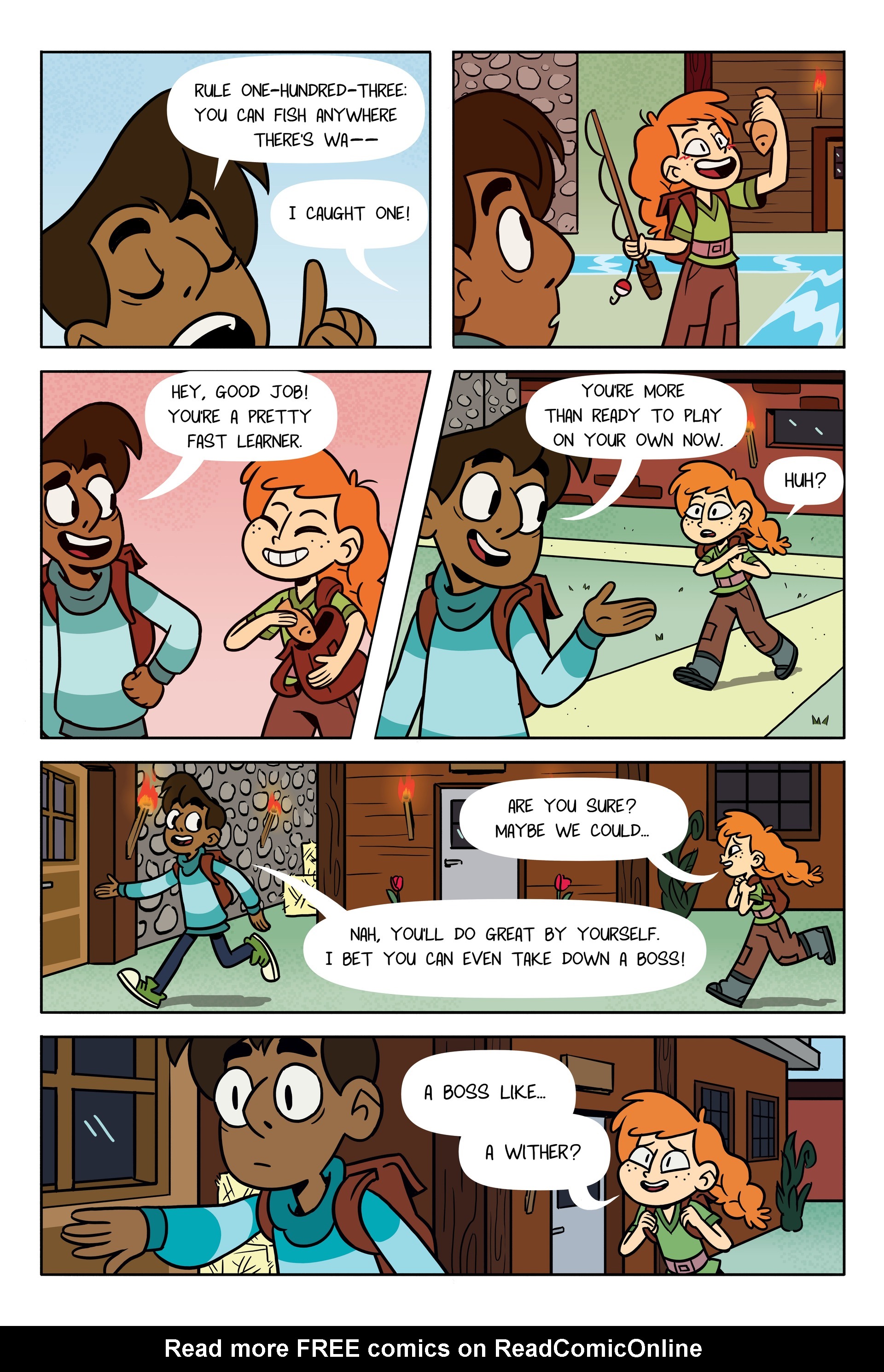 Read online Minecraft: Open World – Into the Nether comic -  Issue # TPB - 19