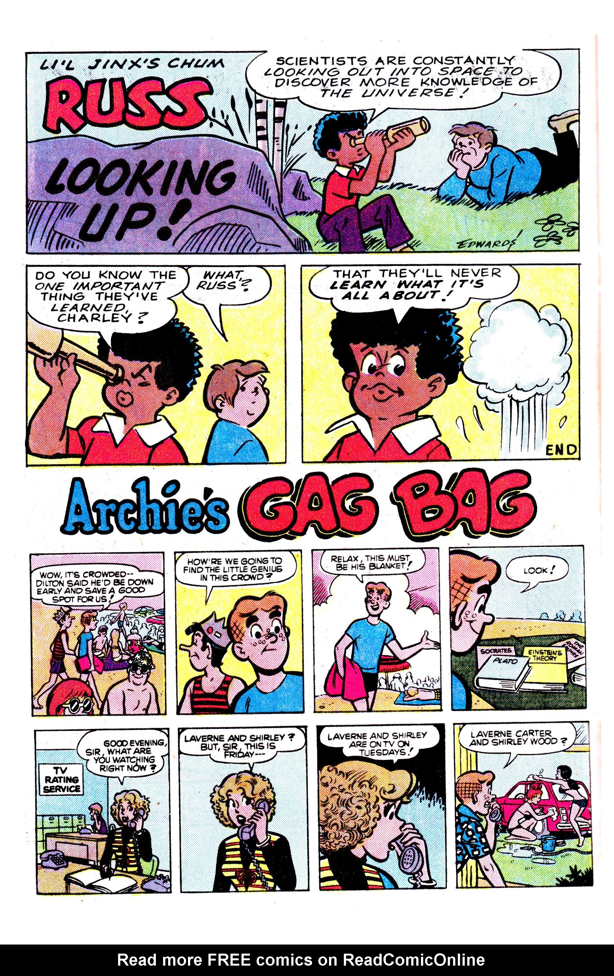 Read online Archie (1960) comic -  Issue #296 - 8