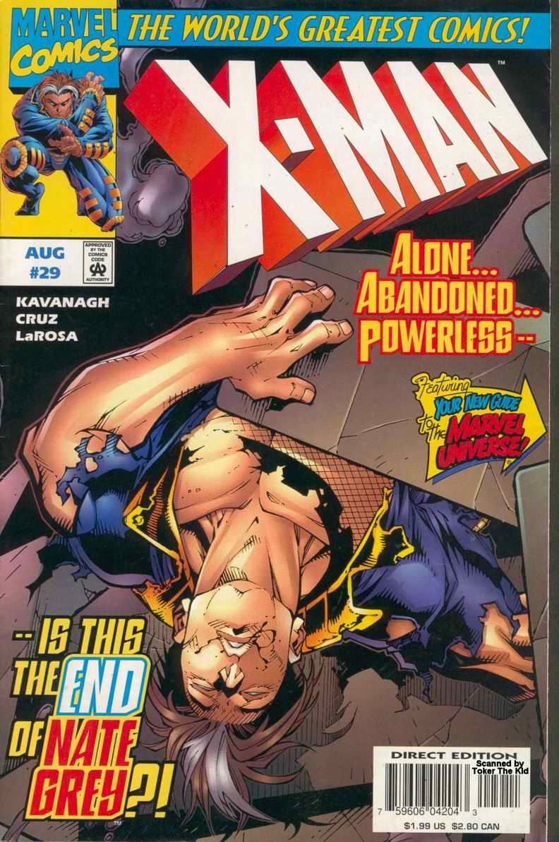Read online X-Man comic -  Issue #29 - 1
