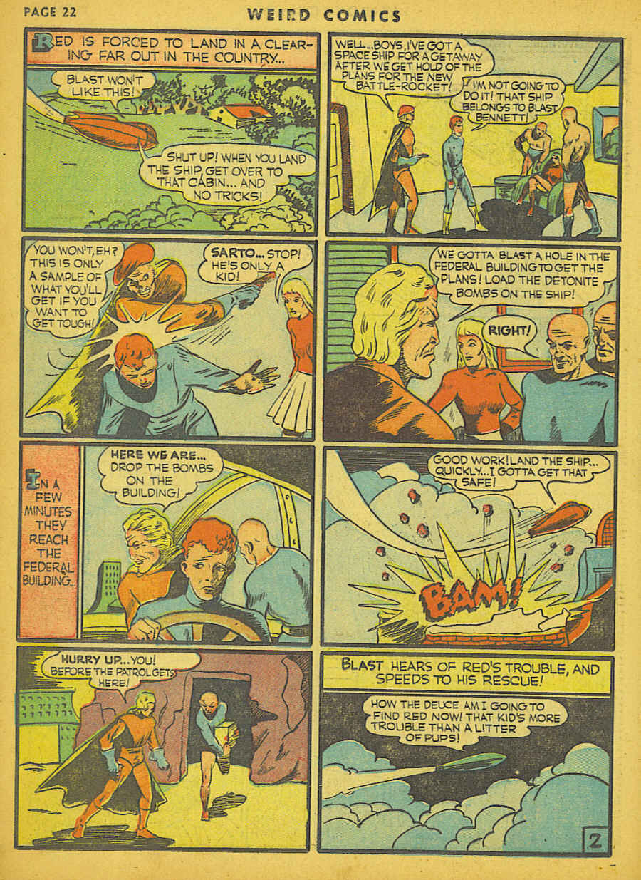 Read online Weird Comics comic -  Issue #9 - 23