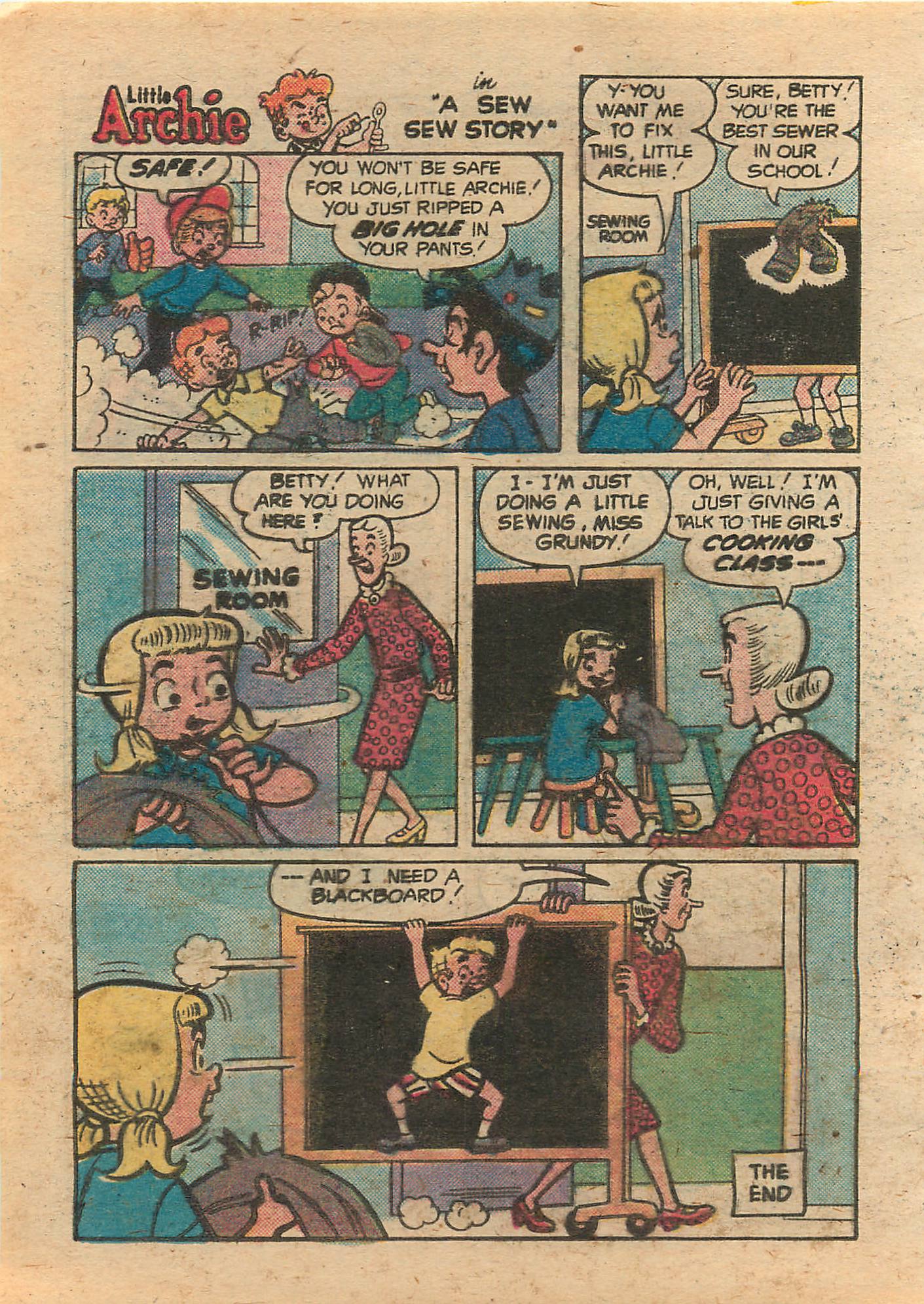 Read online Little Archie Comics Digest Magazine comic -  Issue #6 - 75