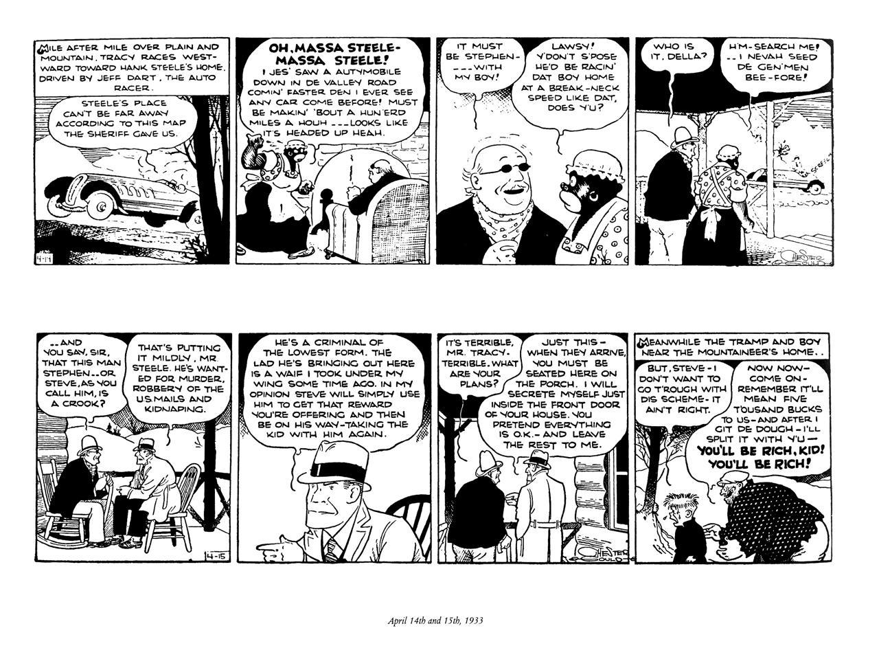 Read online The Complete Chester Gould's Dick Tracy comic -  Issue # TPB 1 (Part 2) - 121