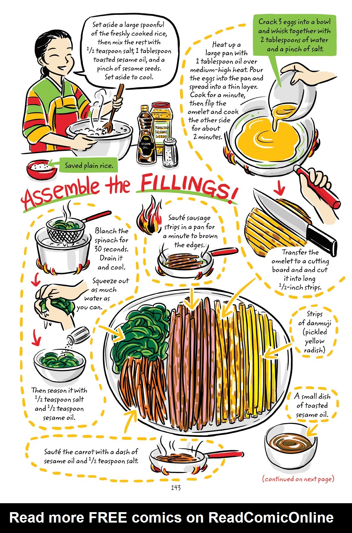 Read online Cook Korean! A Comic Book With Recipes comic -  Issue # TPB (Part 2) - 44