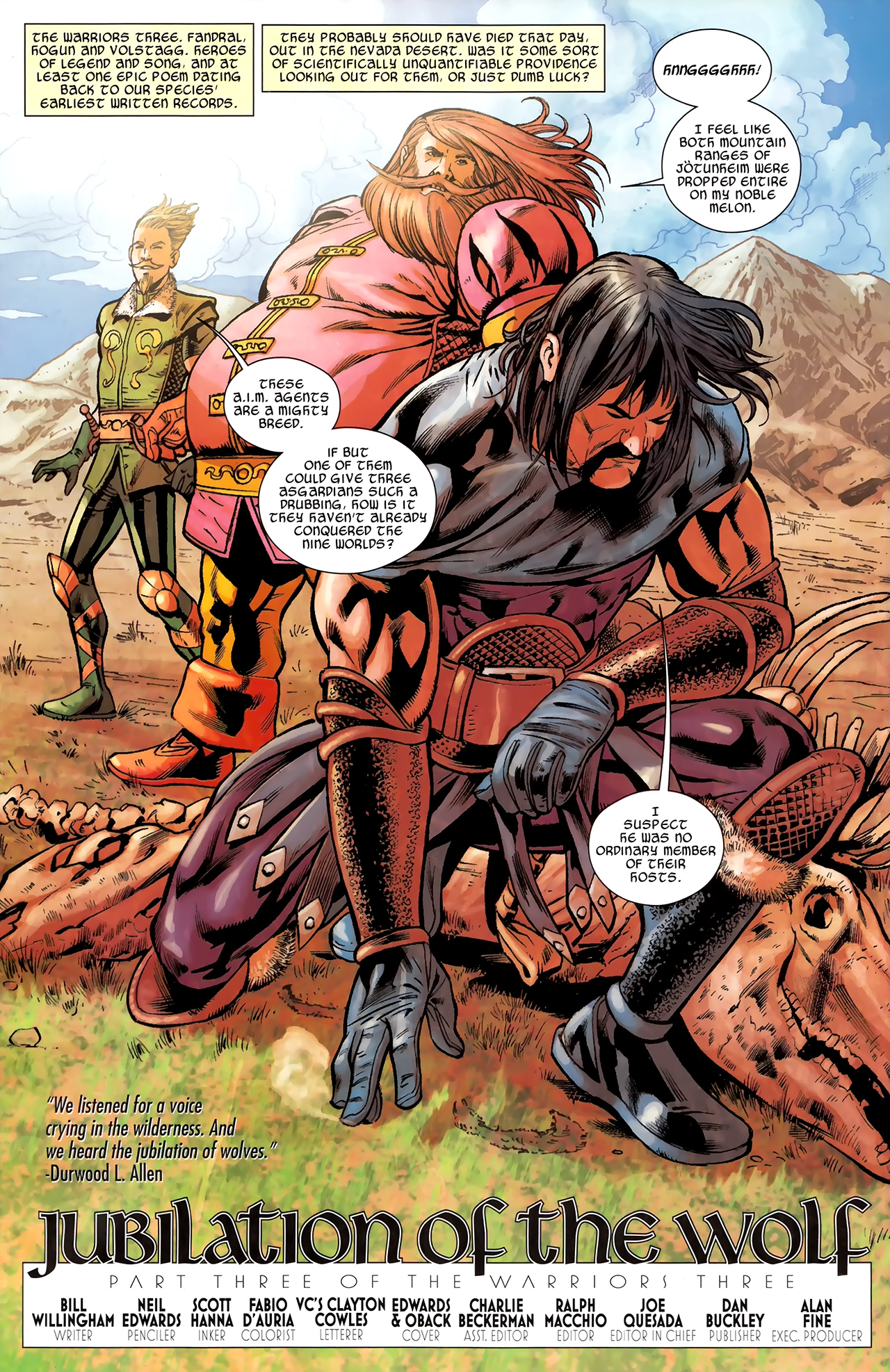 Read online Warriors Three comic -  Issue #3 - 3