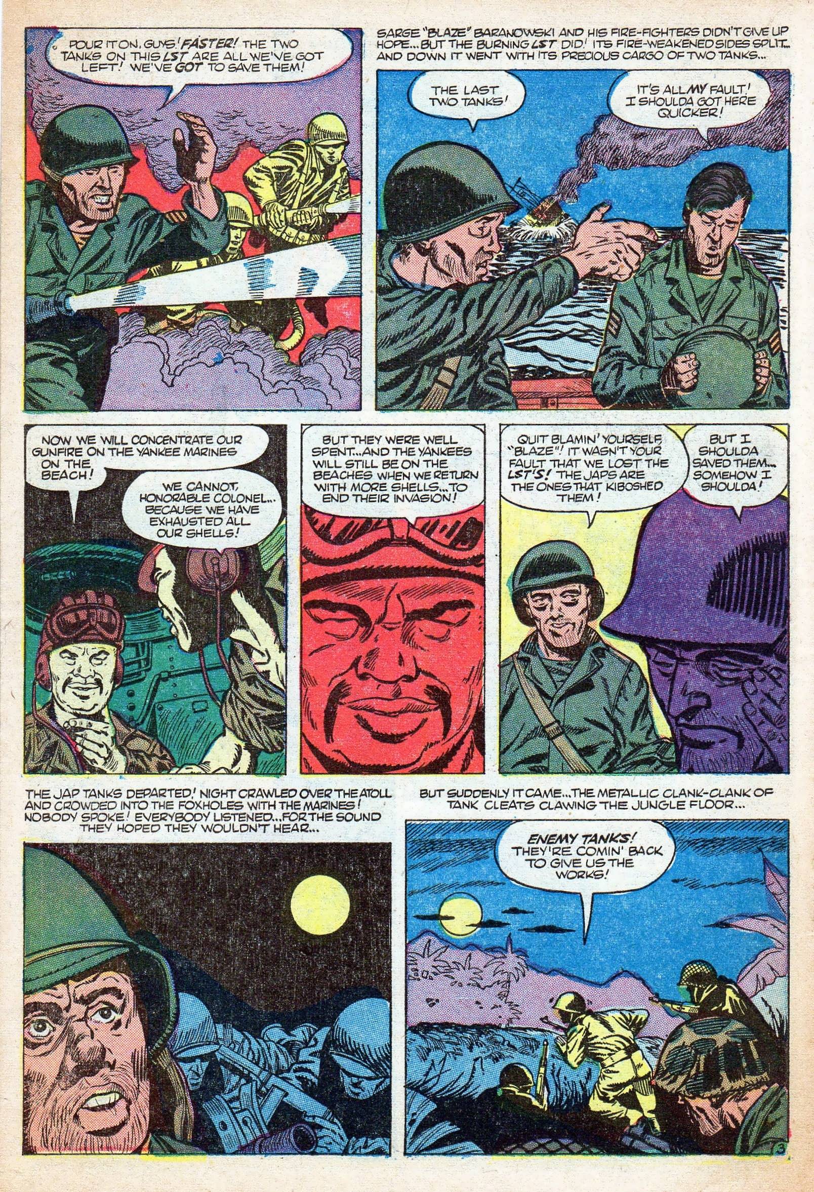Read online Marines in Battle comic -  Issue #18 - 18