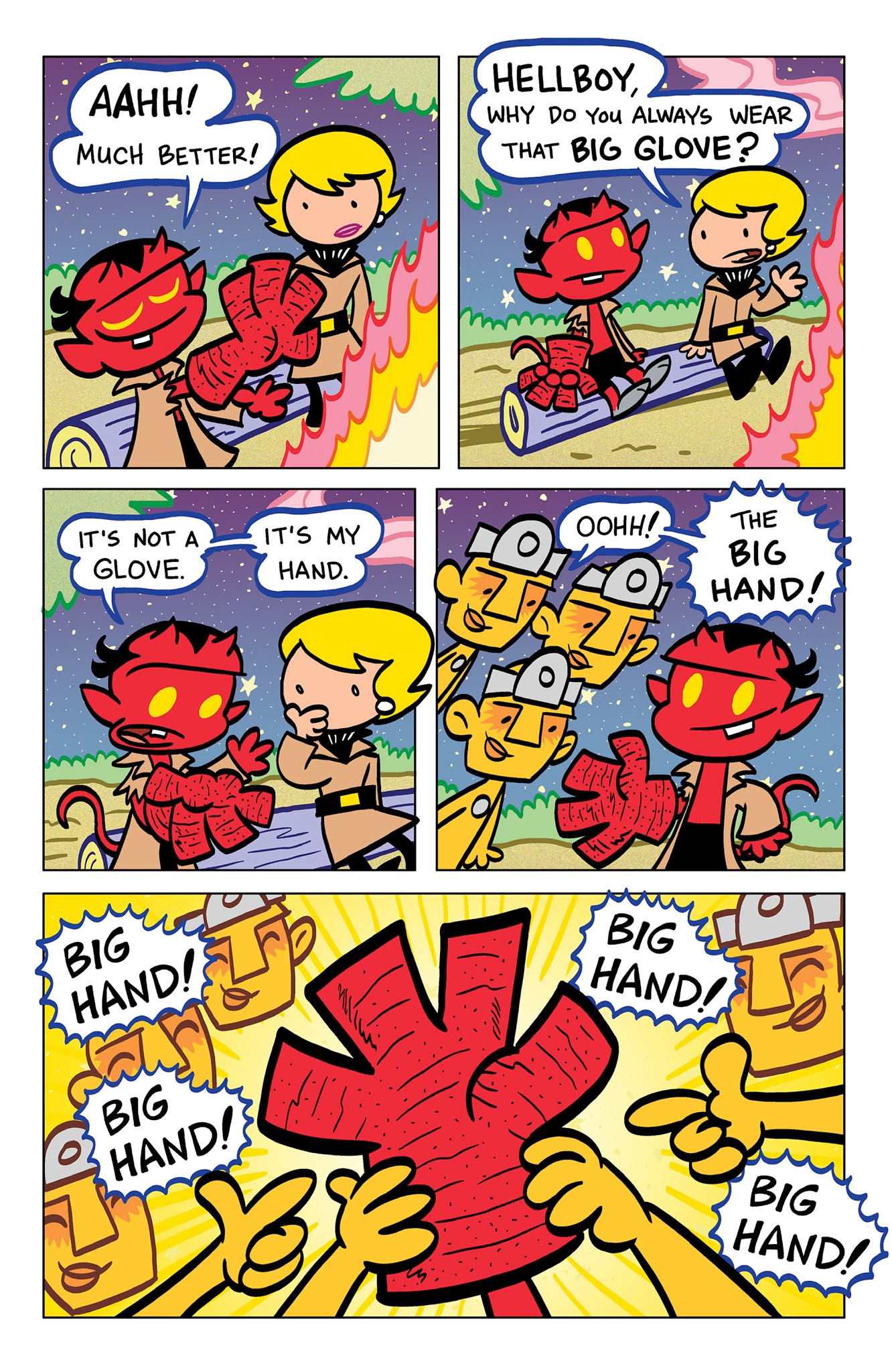 Read online Itty Bitty Hellboy: The Search for the Were-Jaguar! comic -  Issue #2 - 4
