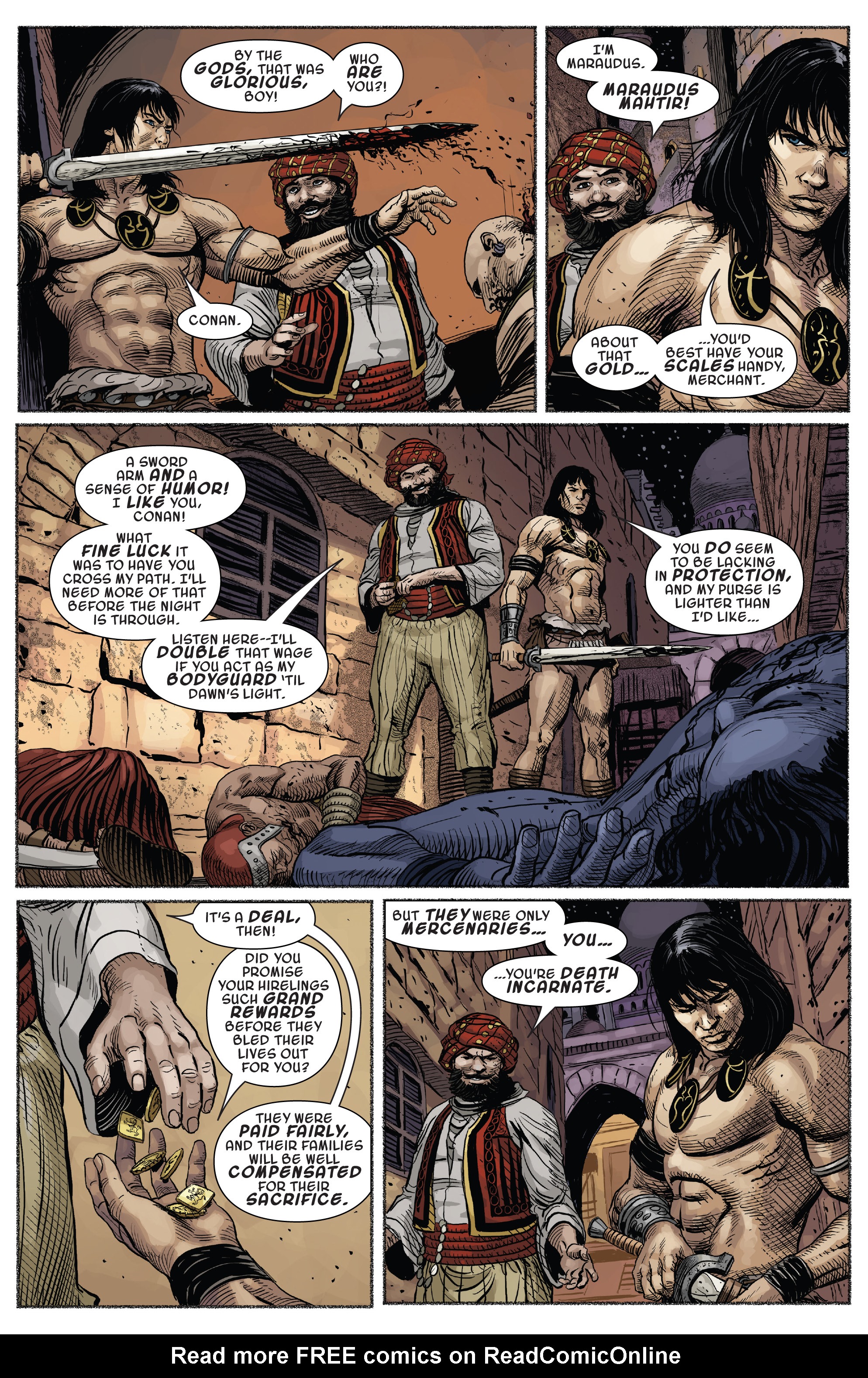 Read online Savage Sword of Conan comic -  Issue #7 - 8