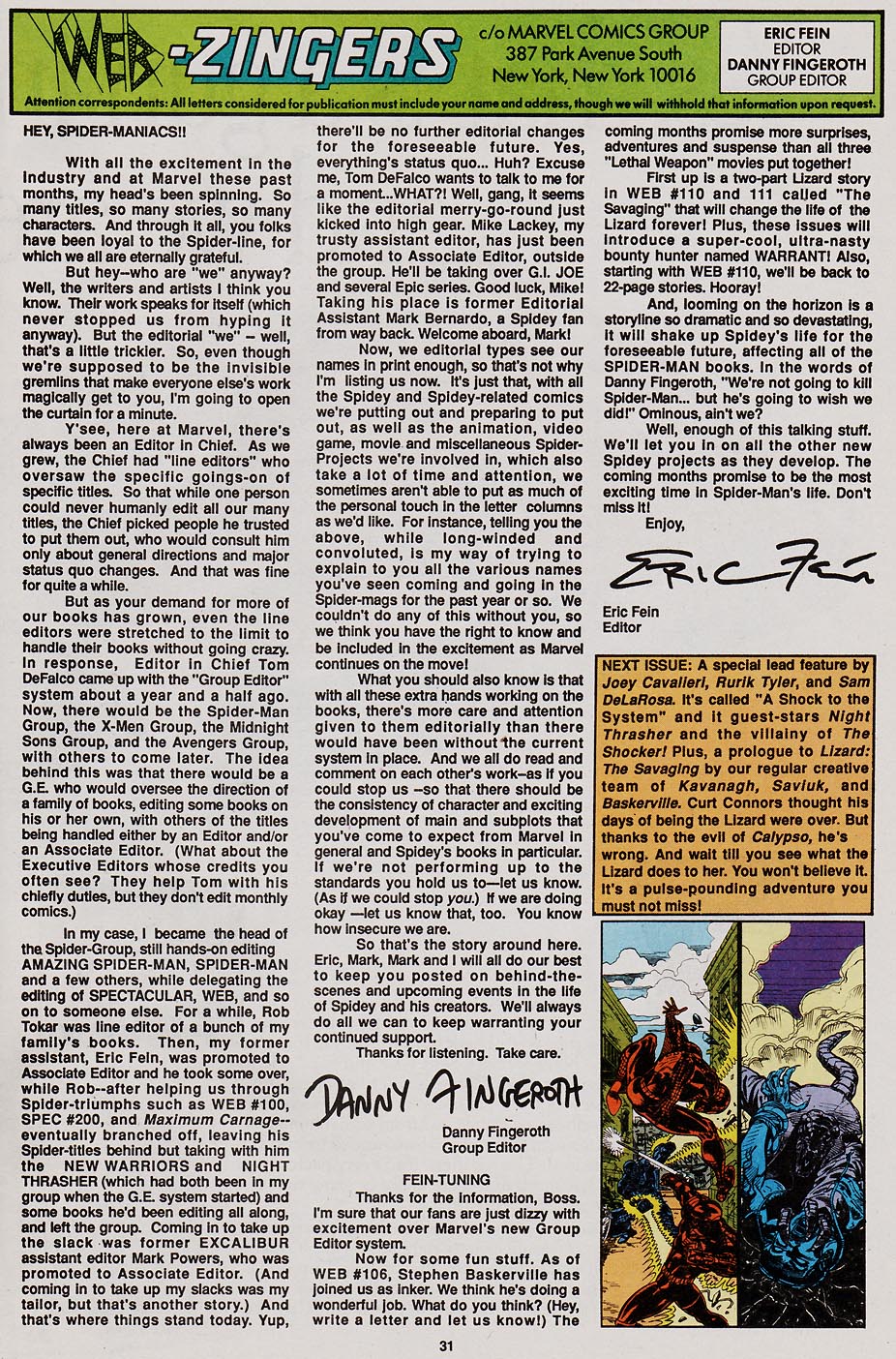 Read online Web of Spider-Man (1985) comic -  Issue #108 - 25