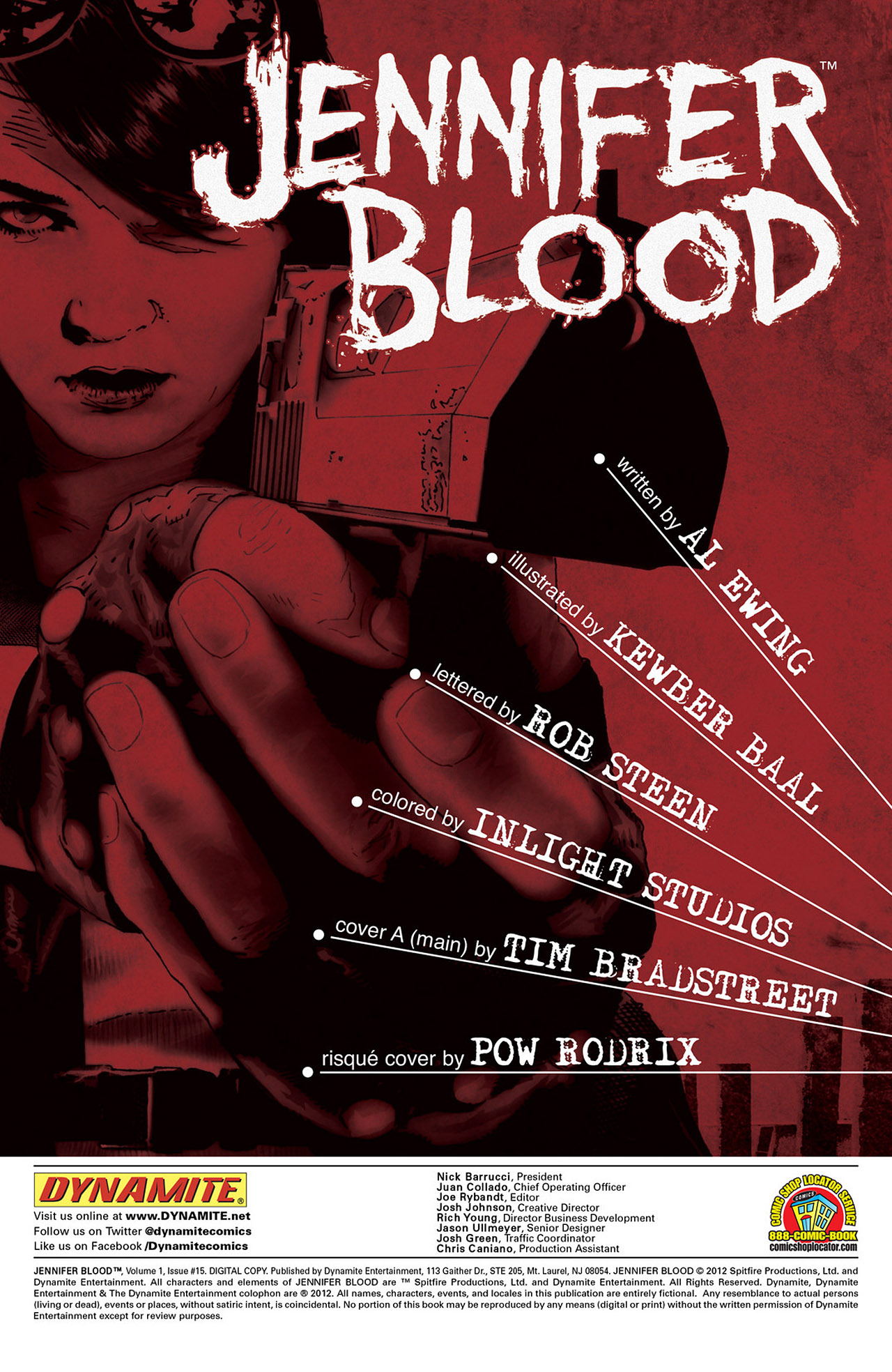 Read online Jennifer Blood comic -  Issue #15 - 2