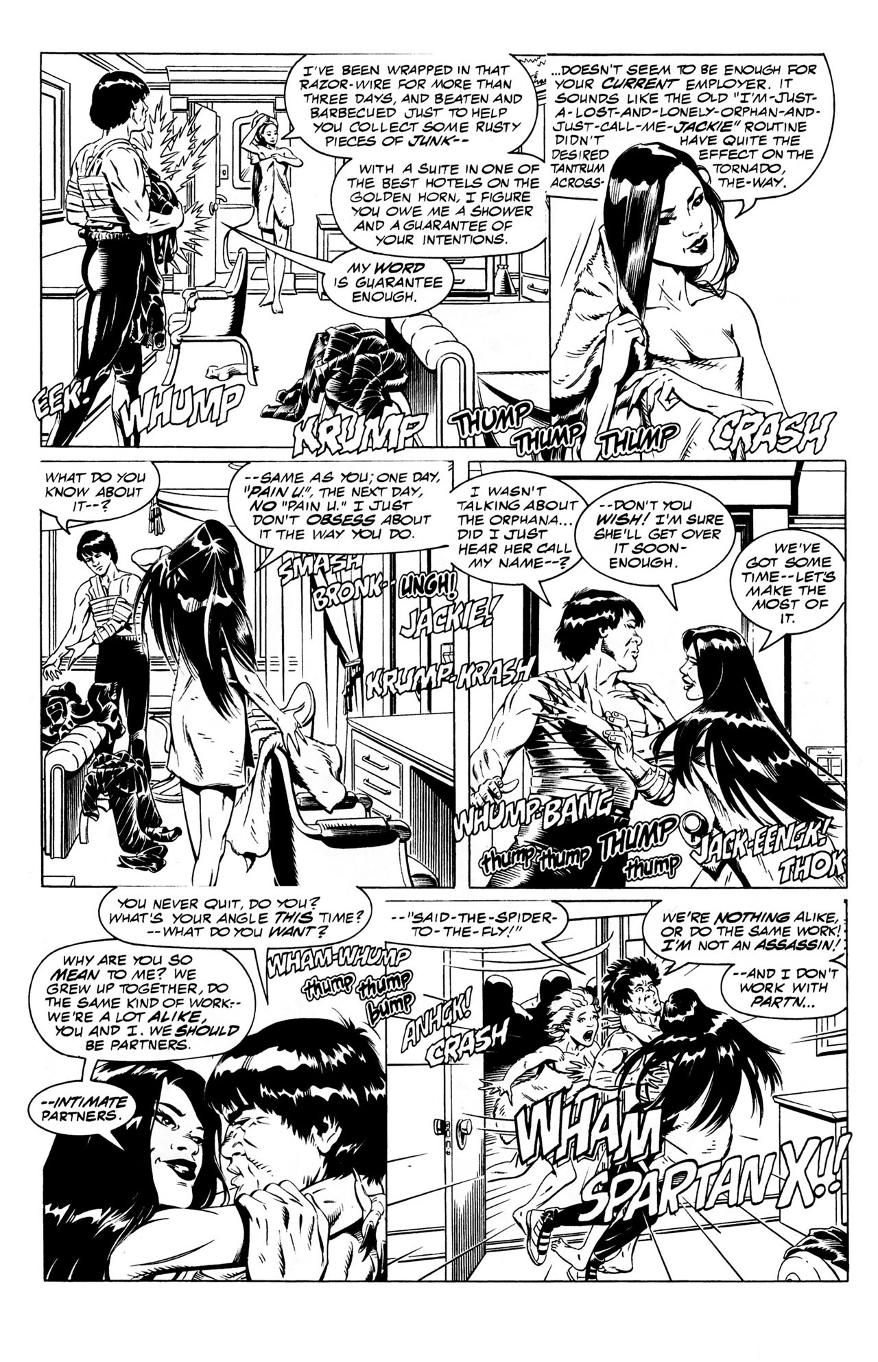 Read online Jackie Chan's Spartan X: Hell Bent Hero For Hire comic -  Issue #4 - 21