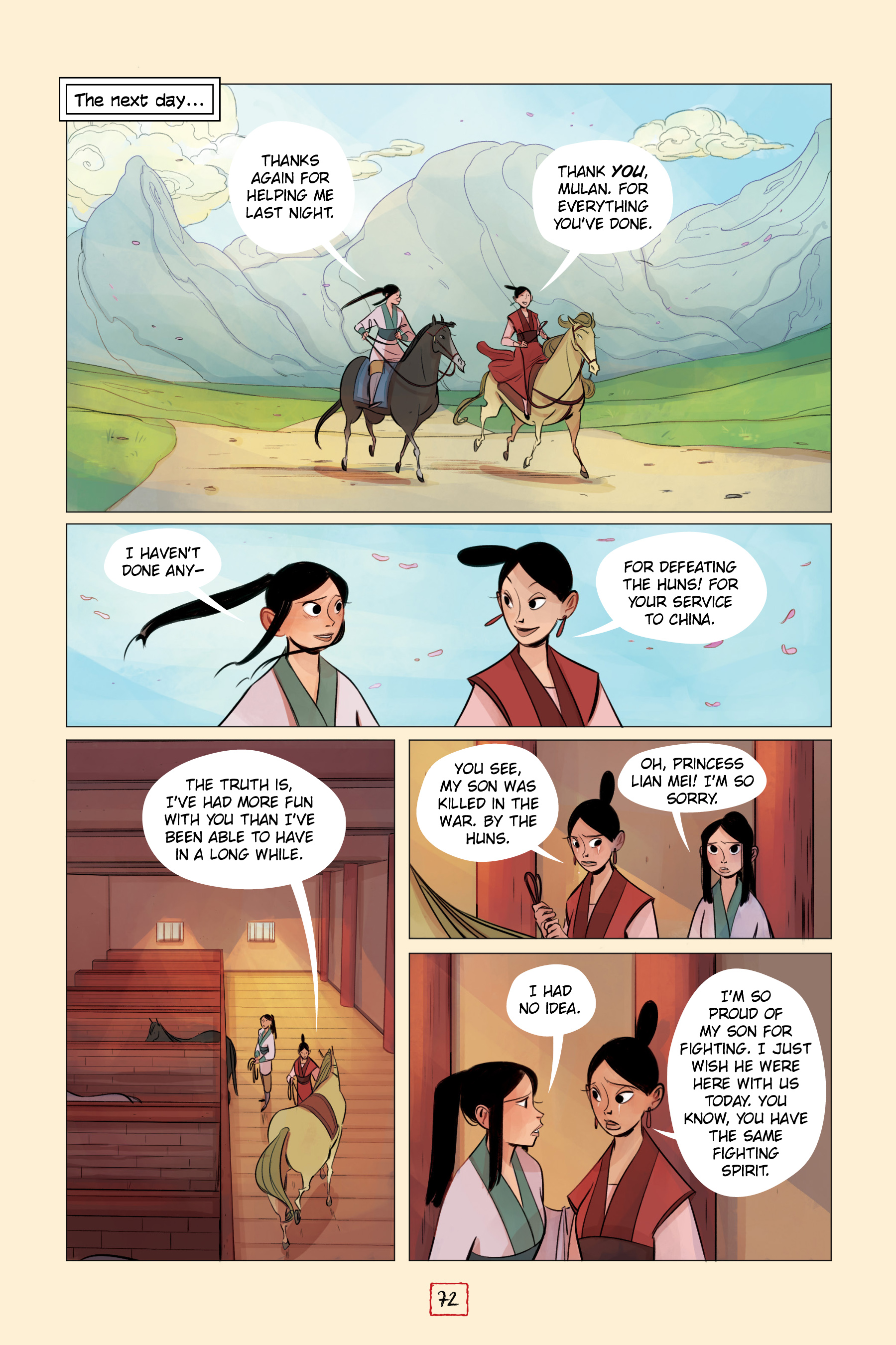 Read online Disney Mulan's Adventure Journal: The Palace of Secrets comic -  Issue # TPB - 71