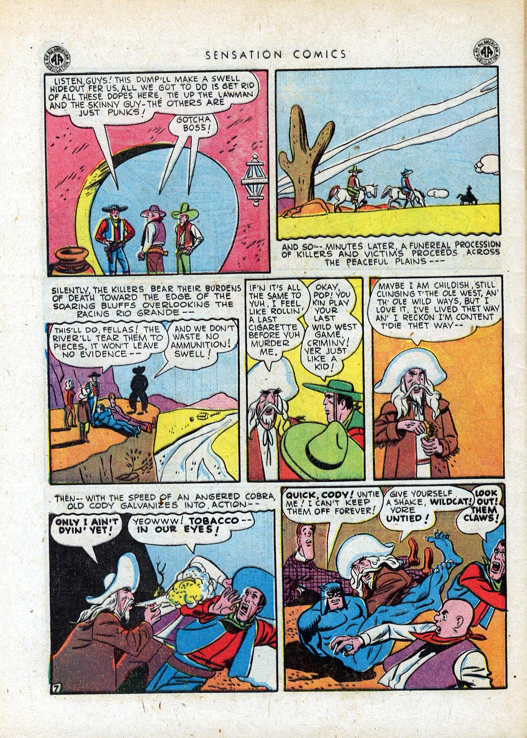Read online Sensation (Mystery) Comics comic -  Issue #41 - 48