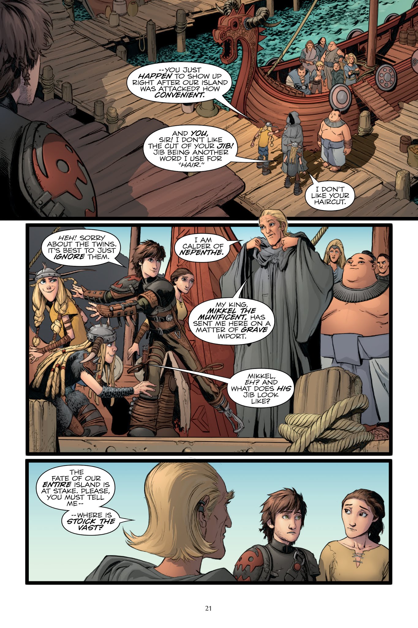 Read online How To Train Your Dragon: The Serpent's Heir comic -  Issue # TPB - 22