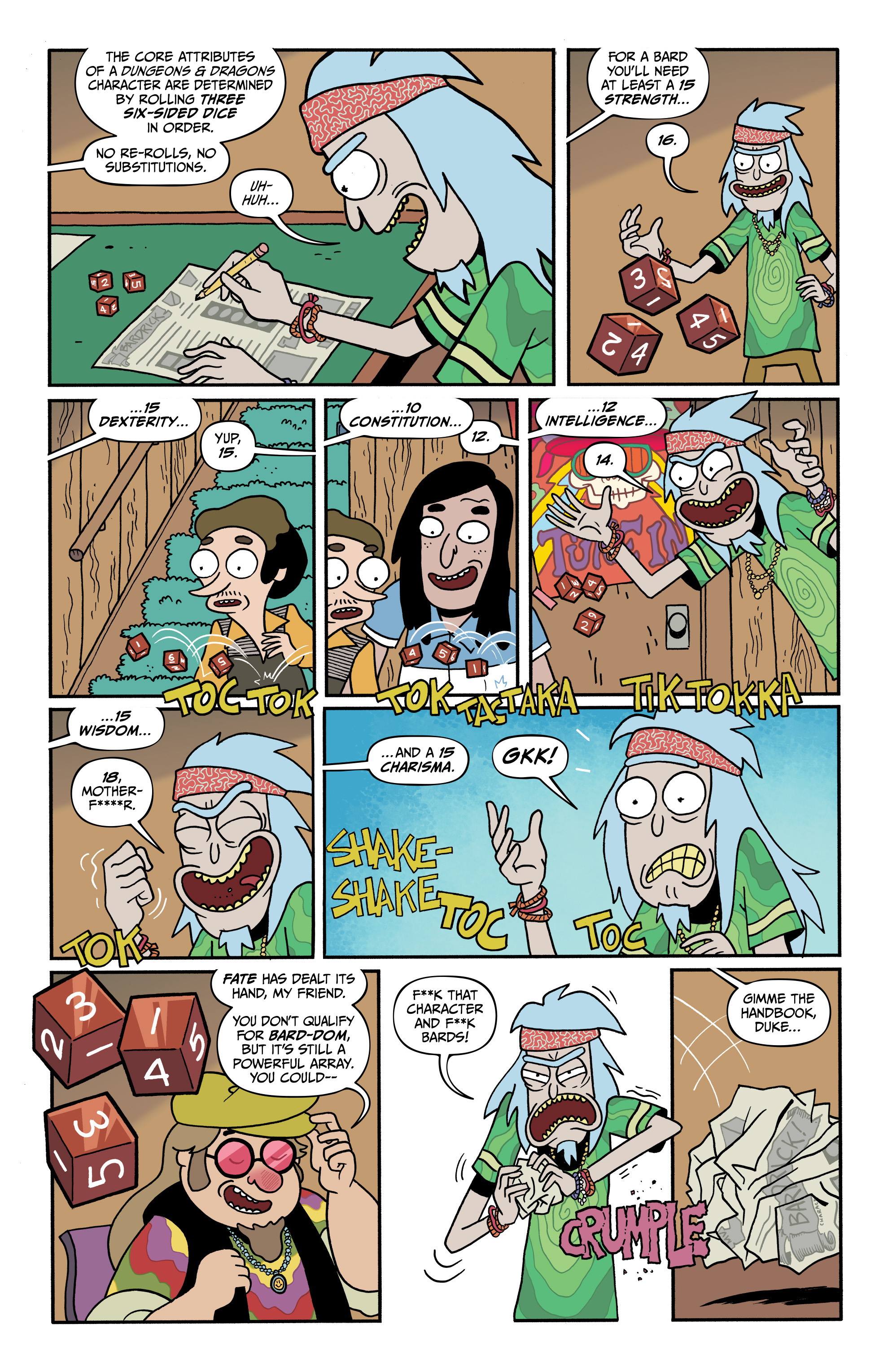 Read online Rick and Morty vs. Dungeons & Dragons II: Painscape comic -  Issue #2 - 5