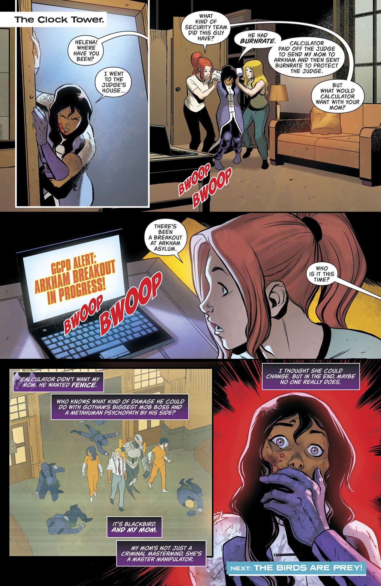 Read online Batgirl and the Birds of Prey comic -  Issue #20 - 22