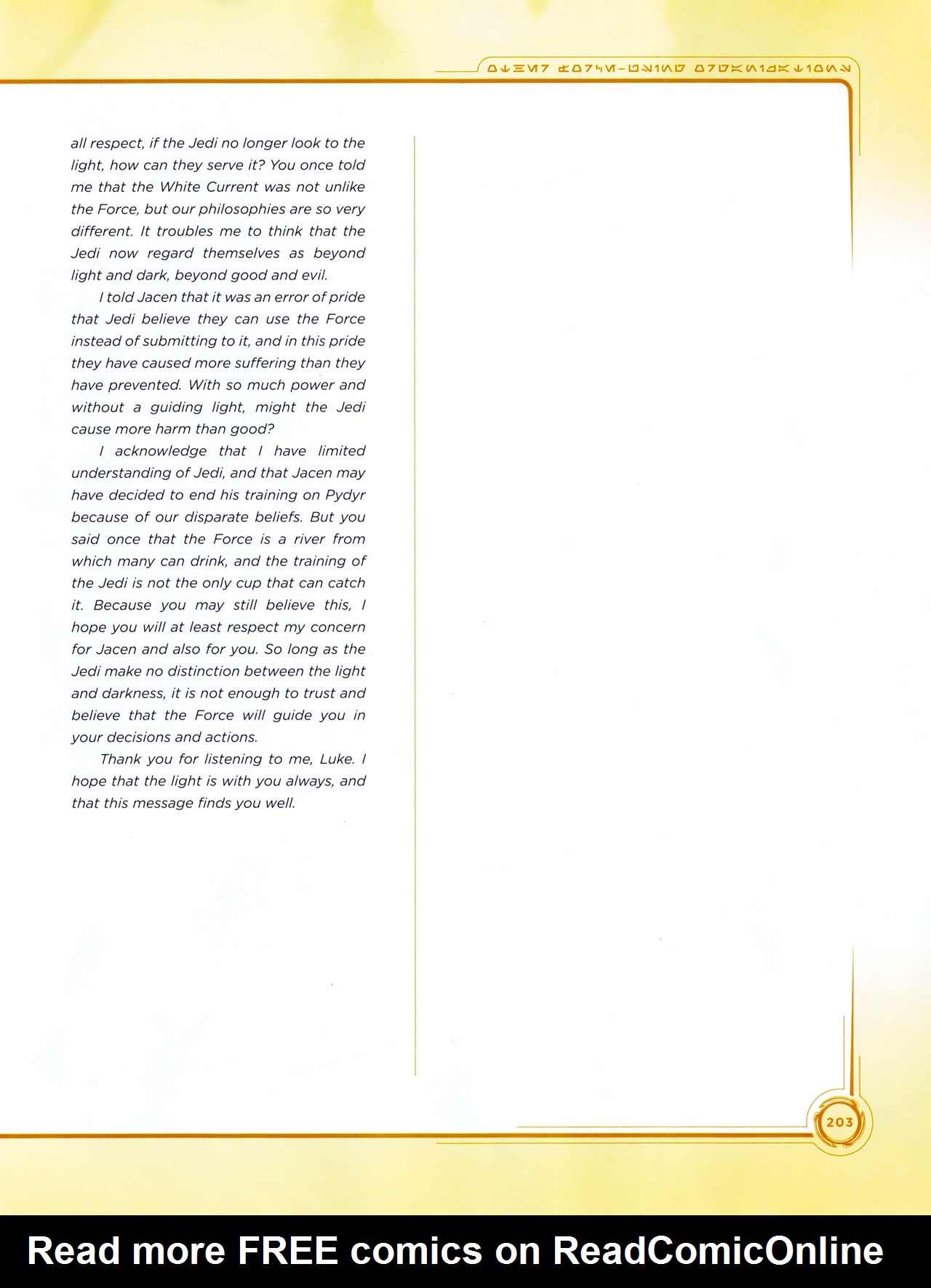 Read online Star Wars: Jedi vs. Sith - The Essential Guide To The Force comic -  Issue # TPB (Part 3) - 26