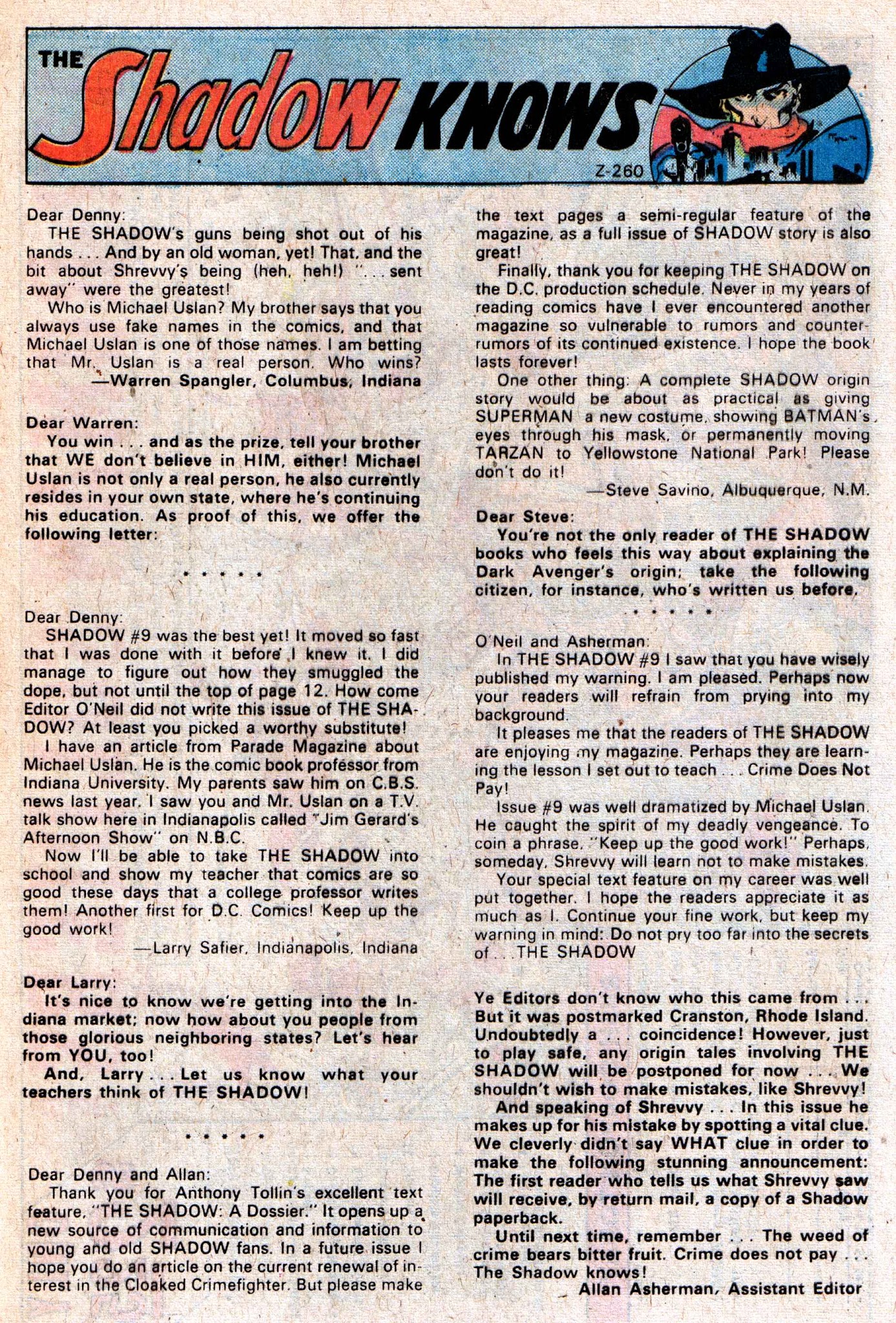 Read online The Shadow (1973) comic -  Issue #10 - 33