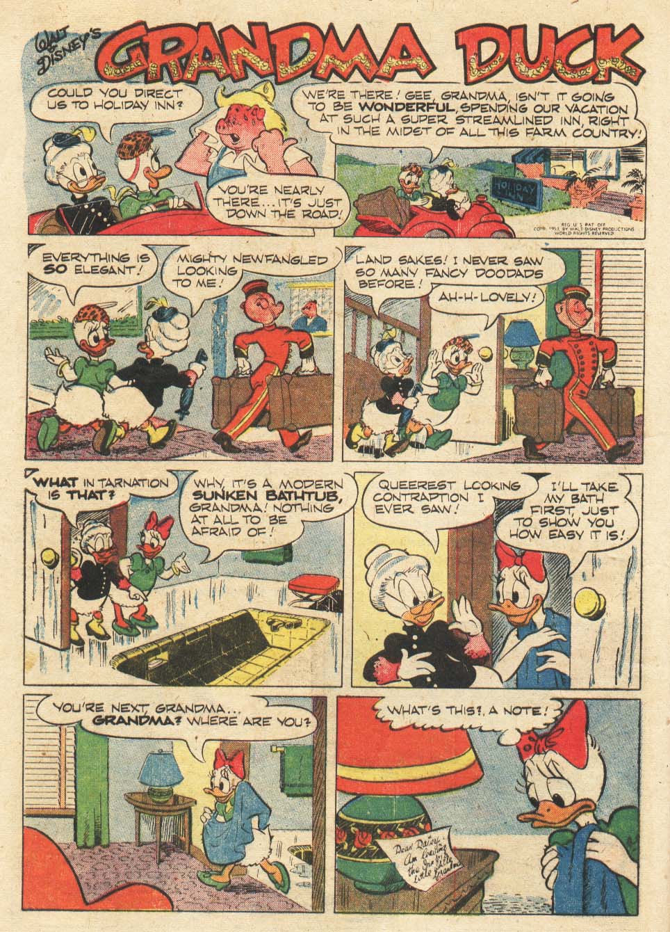 Read online Walt Disney's Comics and Stories comic -  Issue #150 - 35