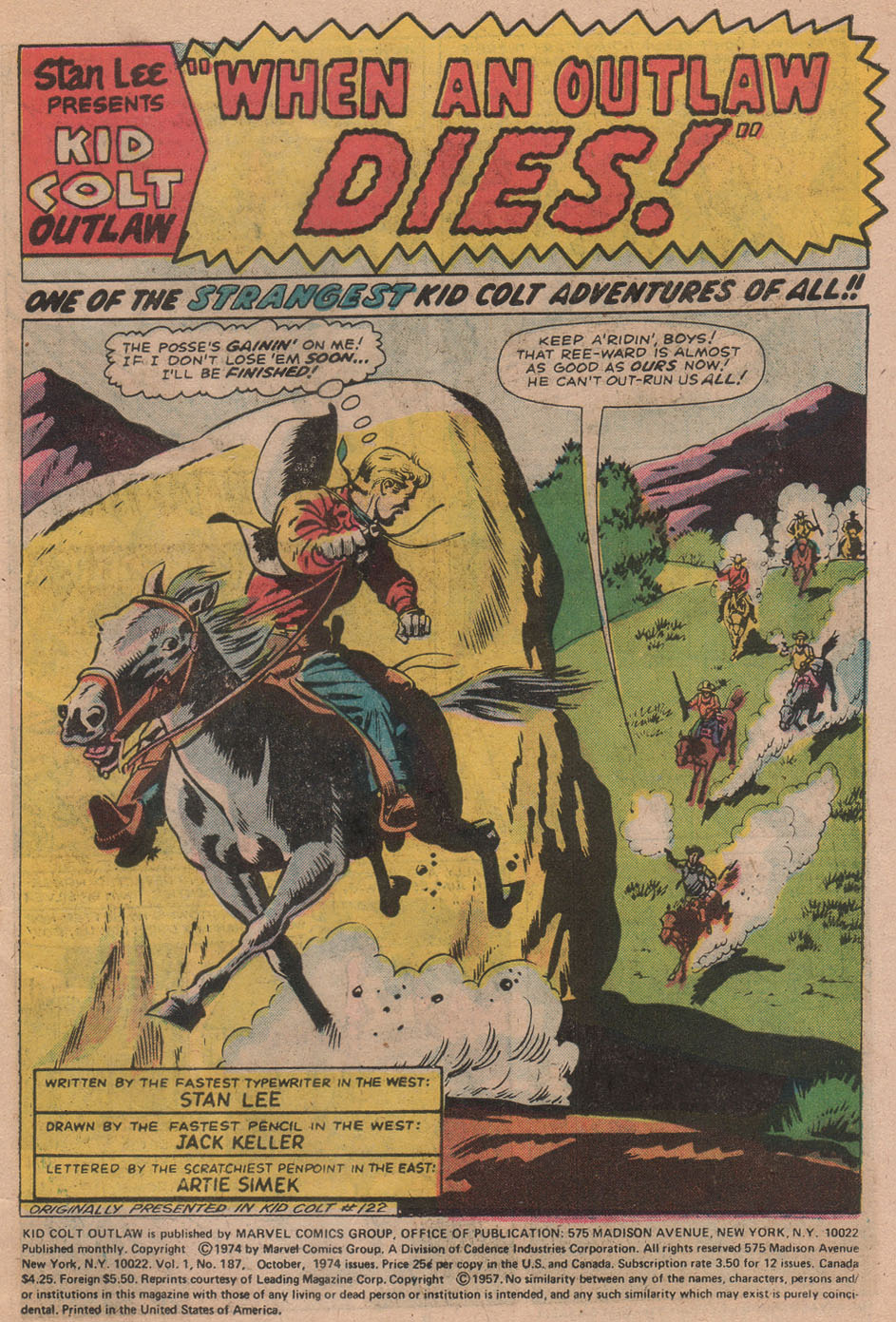 Read online Kid Colt Outlaw comic -  Issue #187 - 3