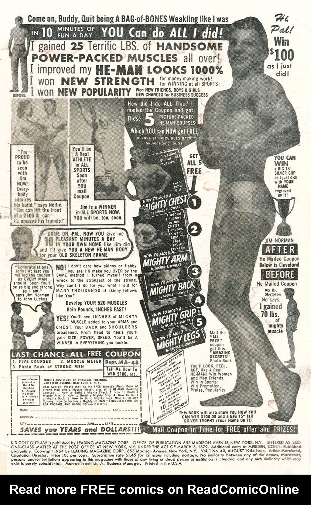 Read online Kid Colt Outlaw comic -  Issue #40 - 2