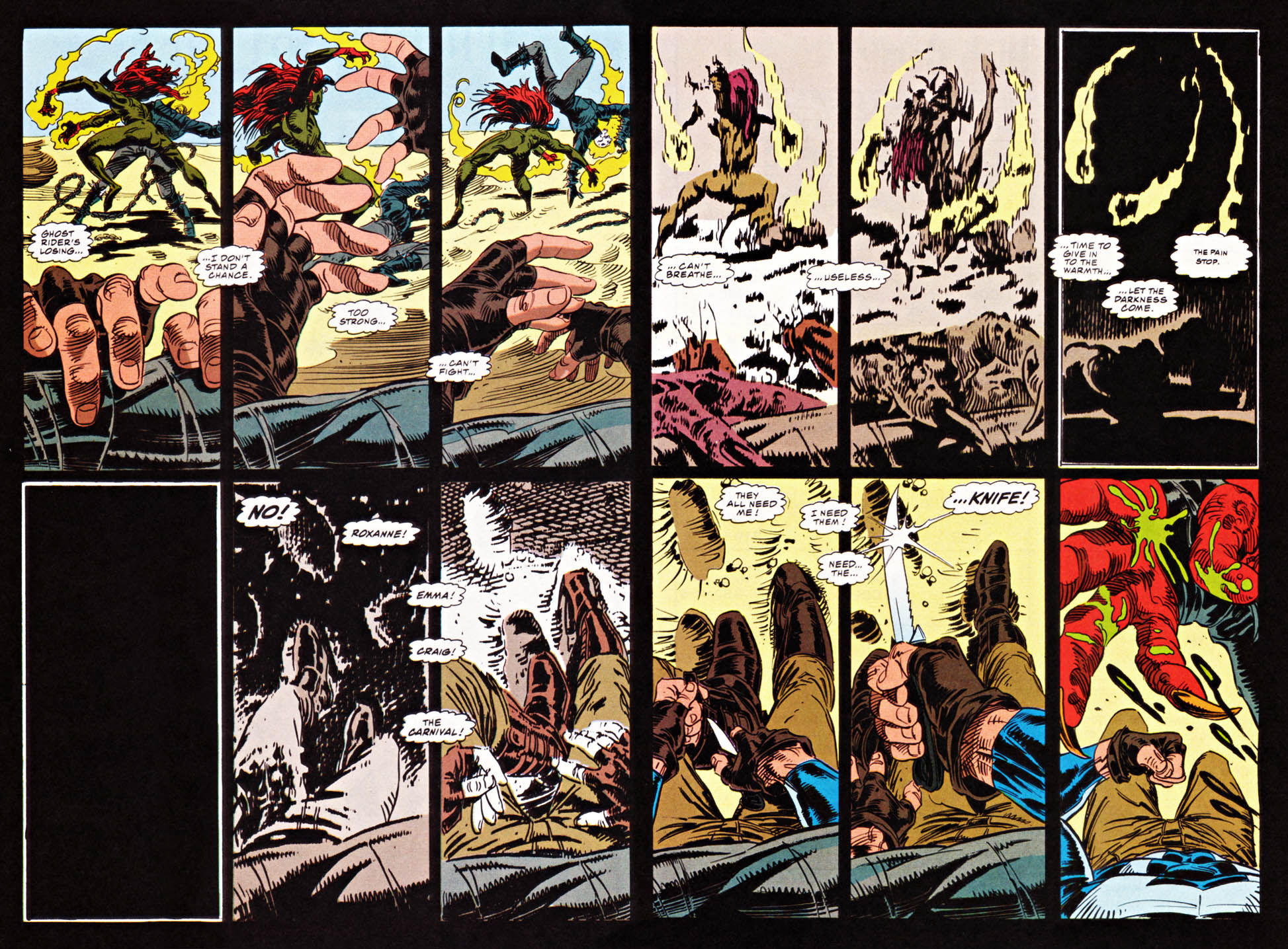 Read online Ghost Rider/Blaze: Spirits of Vengeance comic -  Issue #8 - 9