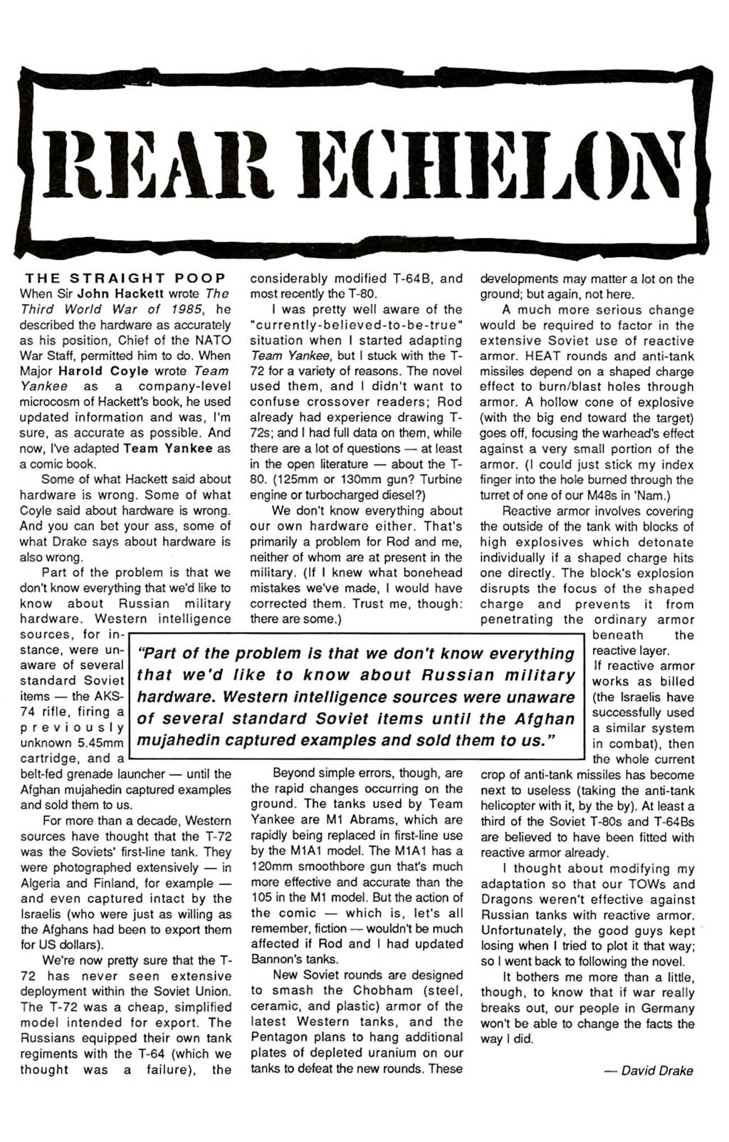Read online Team Yankee comic -  Issue #3 - 33