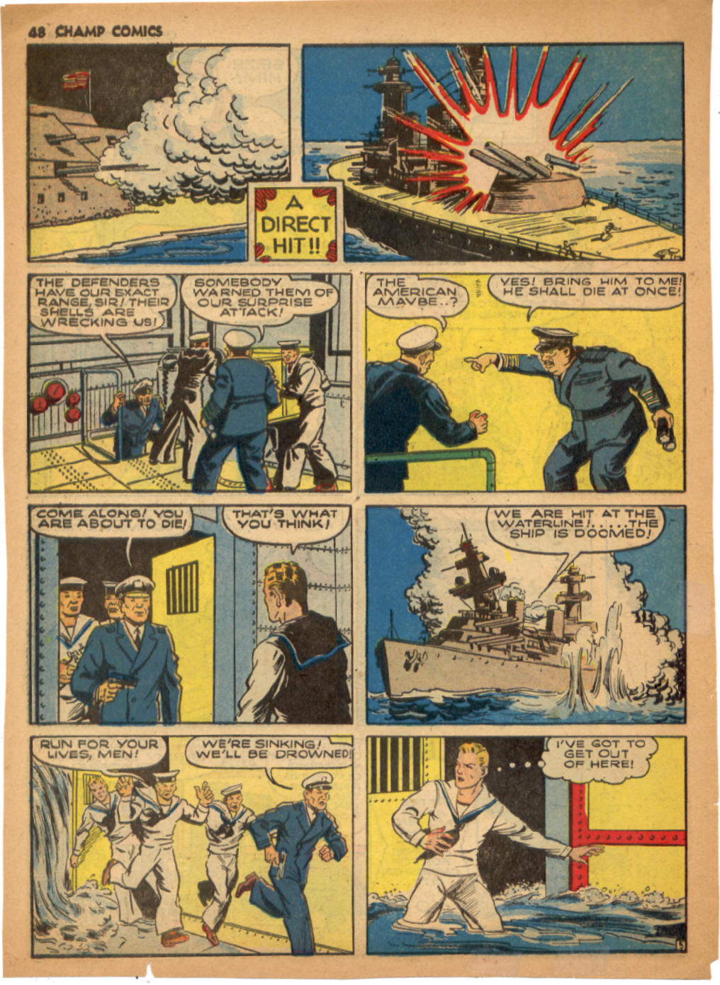 Read online Champ Comics comic -  Issue #13 - 50