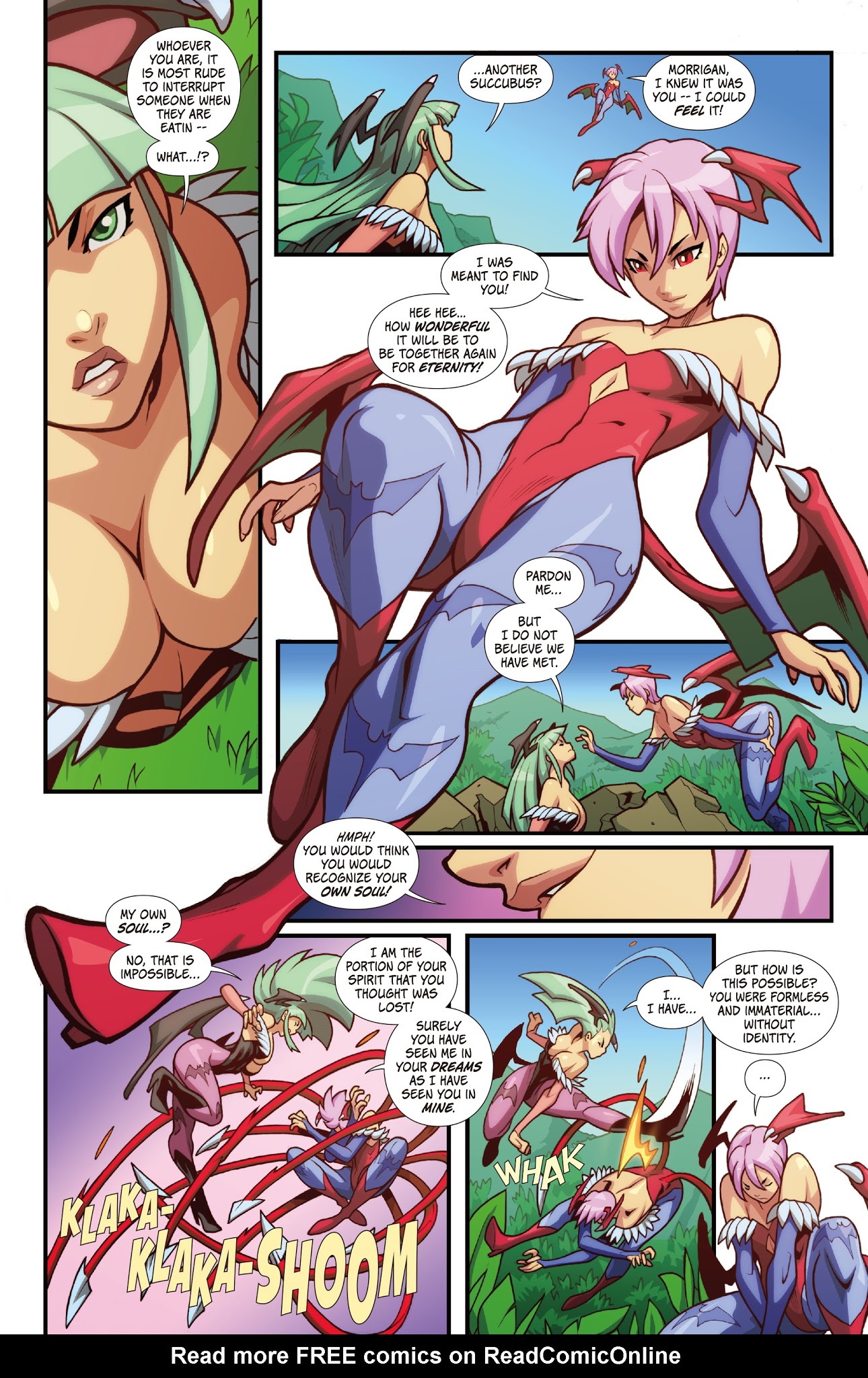 Read online Street Fighter VS Darkstalkers comic -  Issue #3 - 12