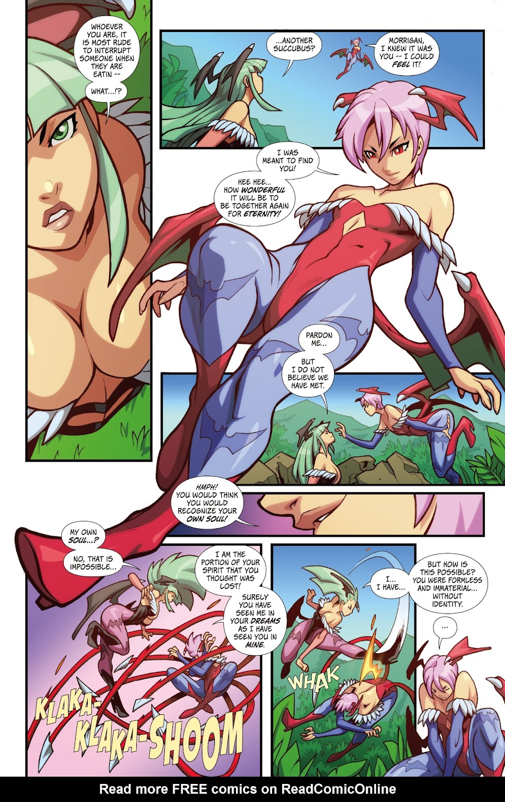 Street Fighter VS Darkstalkers issue 3 - Page 12
