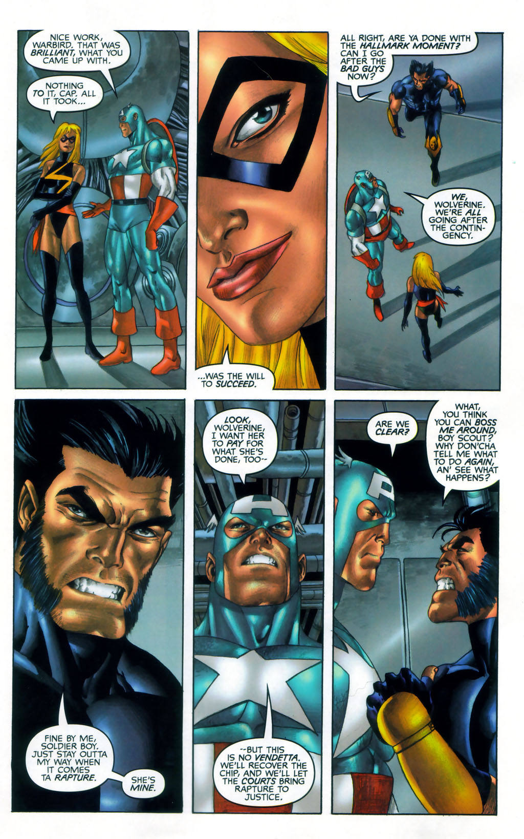 Read online Wolverine/Captain America comic -  Issue #4 - 6