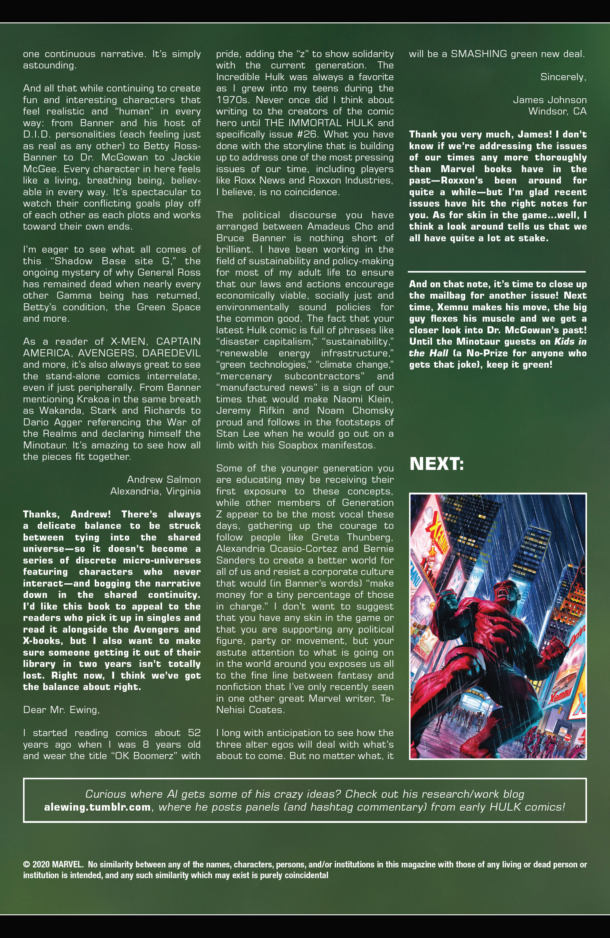 Read online Immortal Hulk comic -  Issue #30 - 22