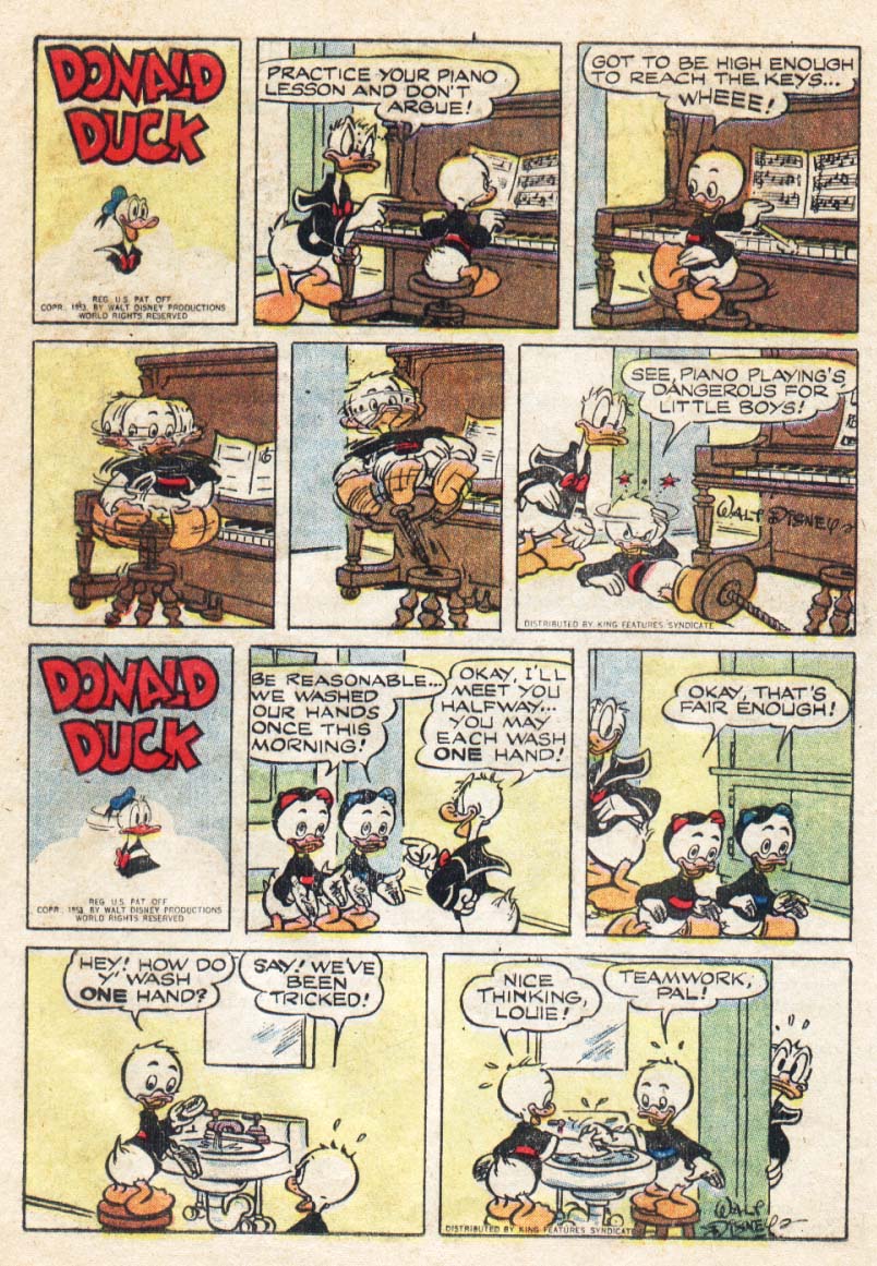 Read online Walt Disney's Comics and Stories comic -  Issue #186 - 24