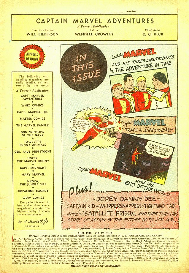 Read online Captain Marvel Adventures comic -  Issue #71 - 3
