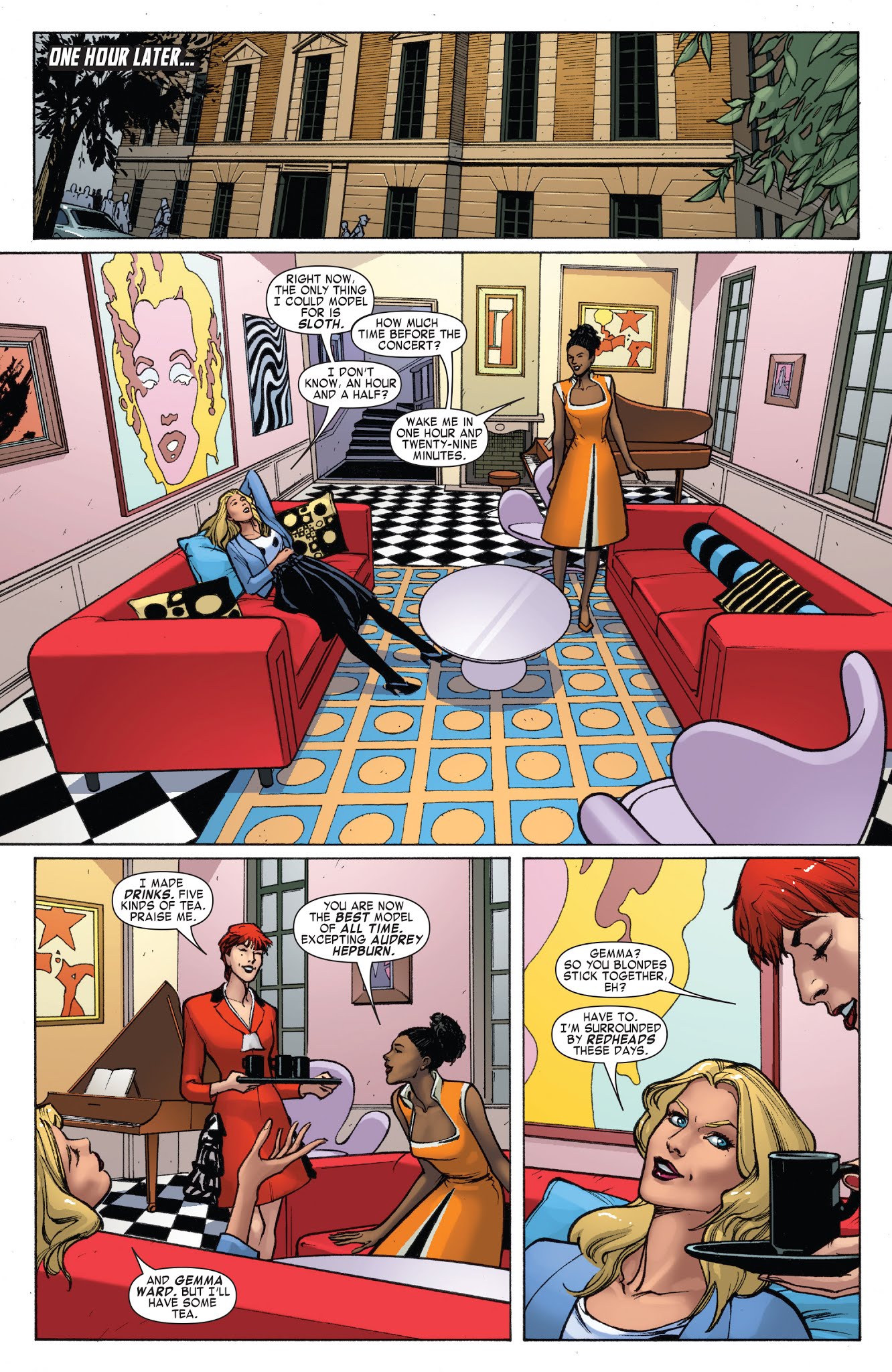 Read online Models, Inc. comic -  Issue #1 - 17