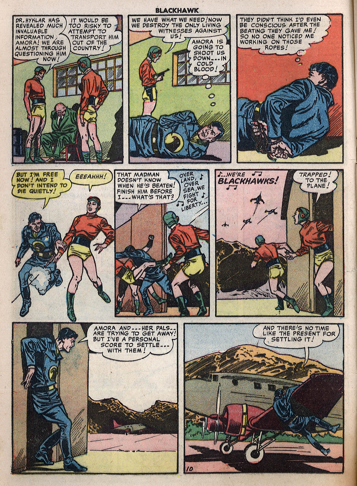 Read online Blackhawk (1957) comic -  Issue #46 - 12