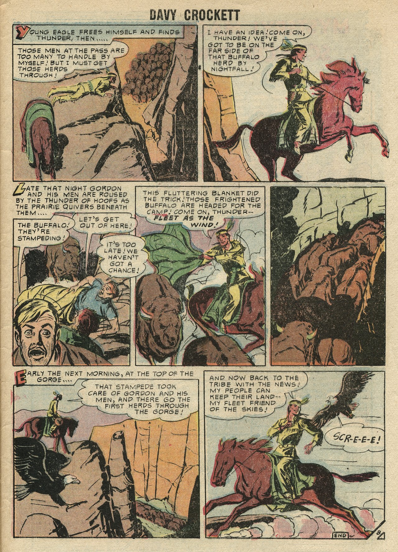 Read online Davy Crockett comic -  Issue #6 - 33