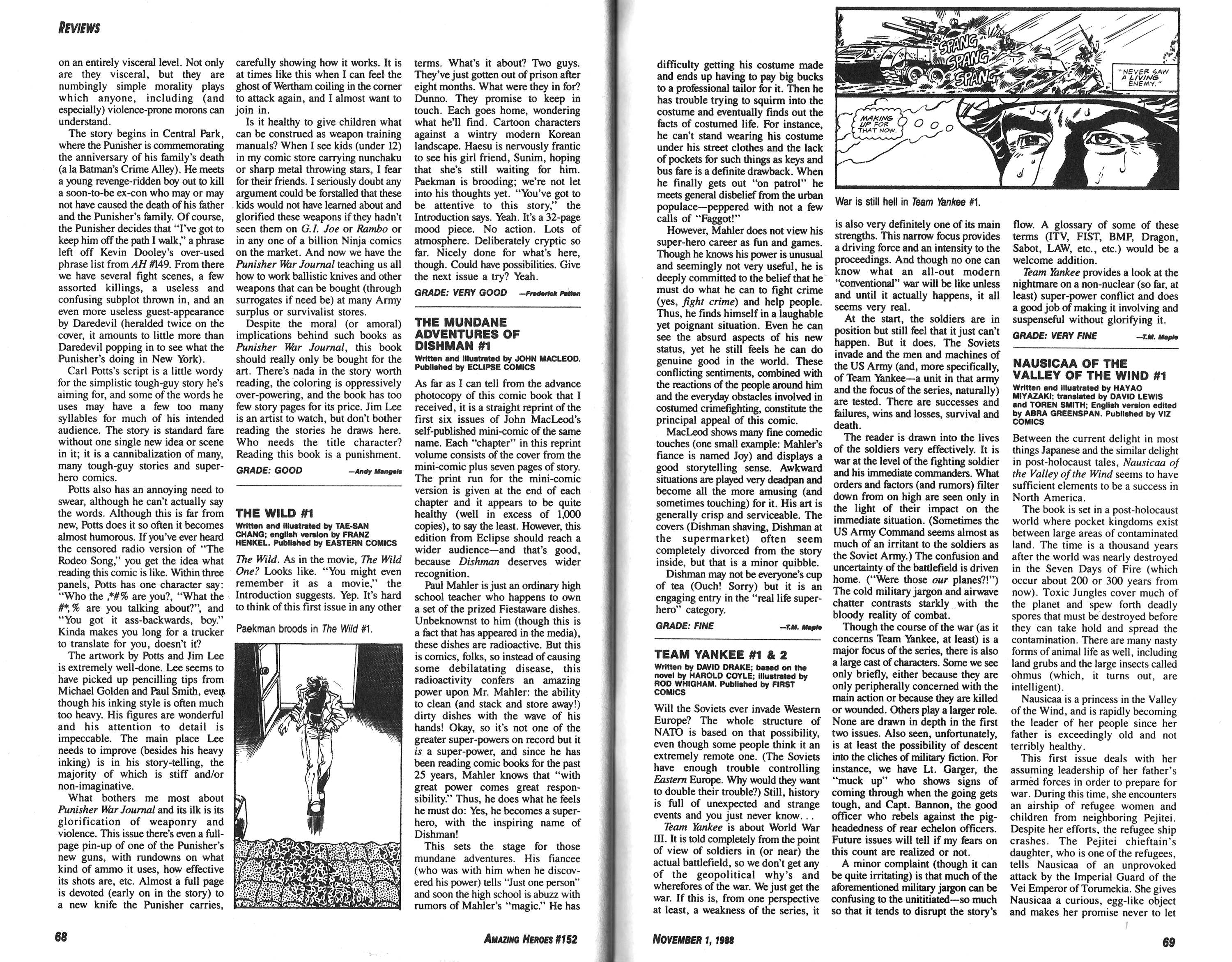 Read online Amazing Heroes comic -  Issue #152 - 43