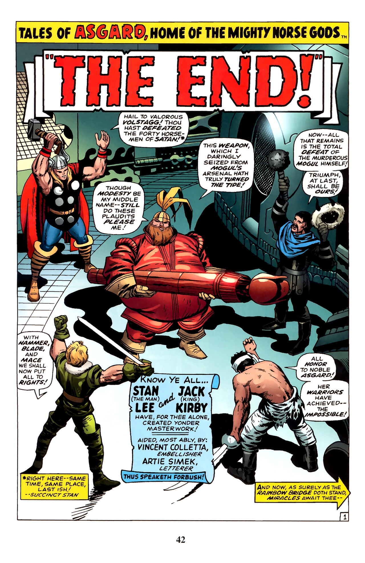 Read online Thor: Tales of Asgard by Stan Lee & Jack Kirby comic -  Issue #6 - 44