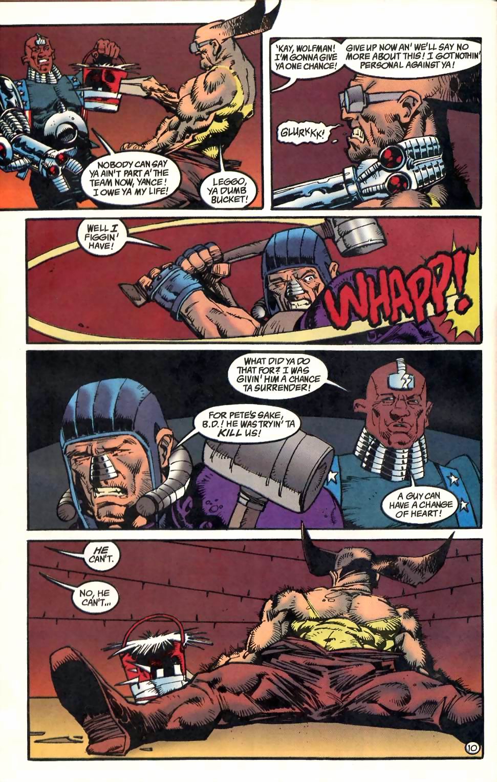 Read online Lobo: Unamerican Gladiators comic -  Issue #4 - 11